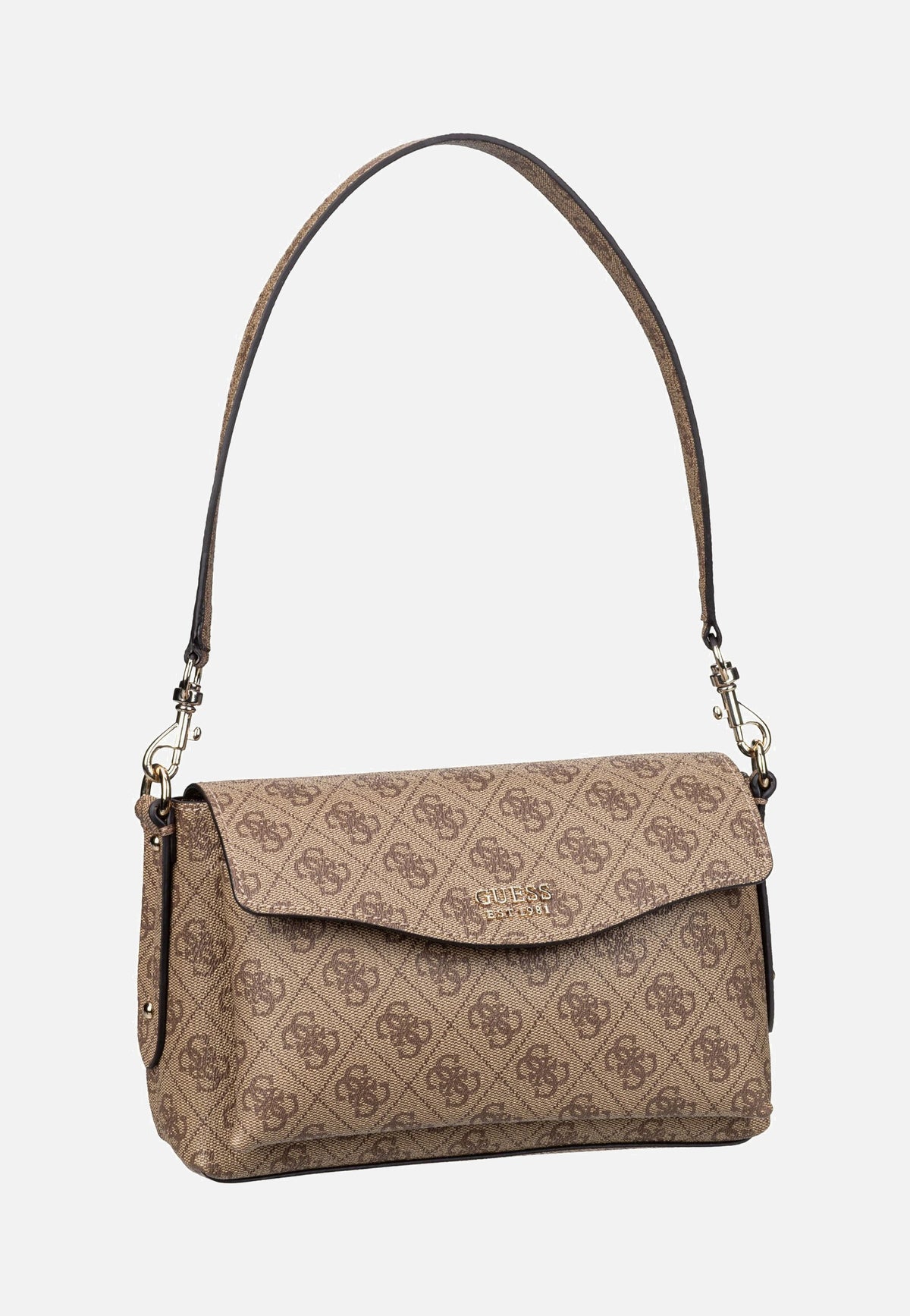 Guess Brenton Flap Logo 48190 Latte Schultertasche
