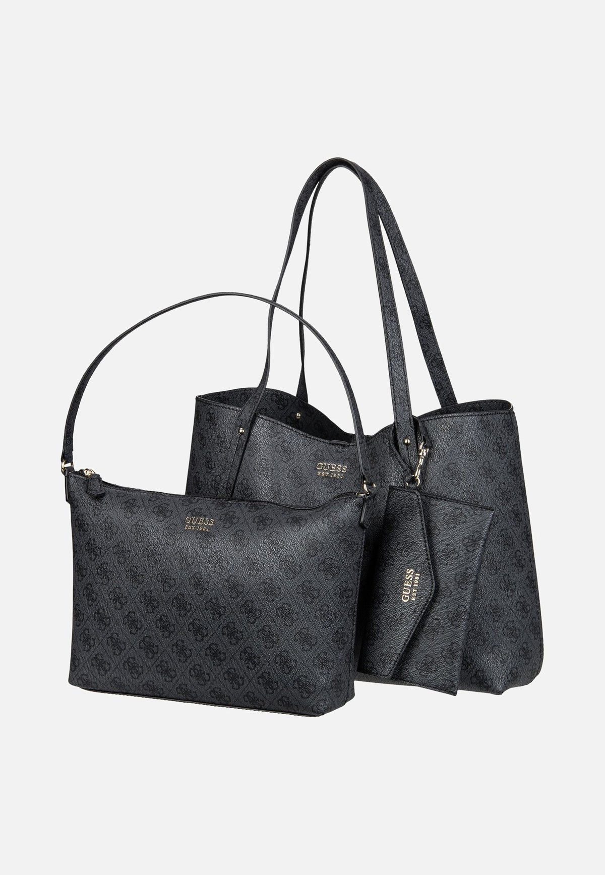 Guess Brenton Logo 48230 Coal Shopper