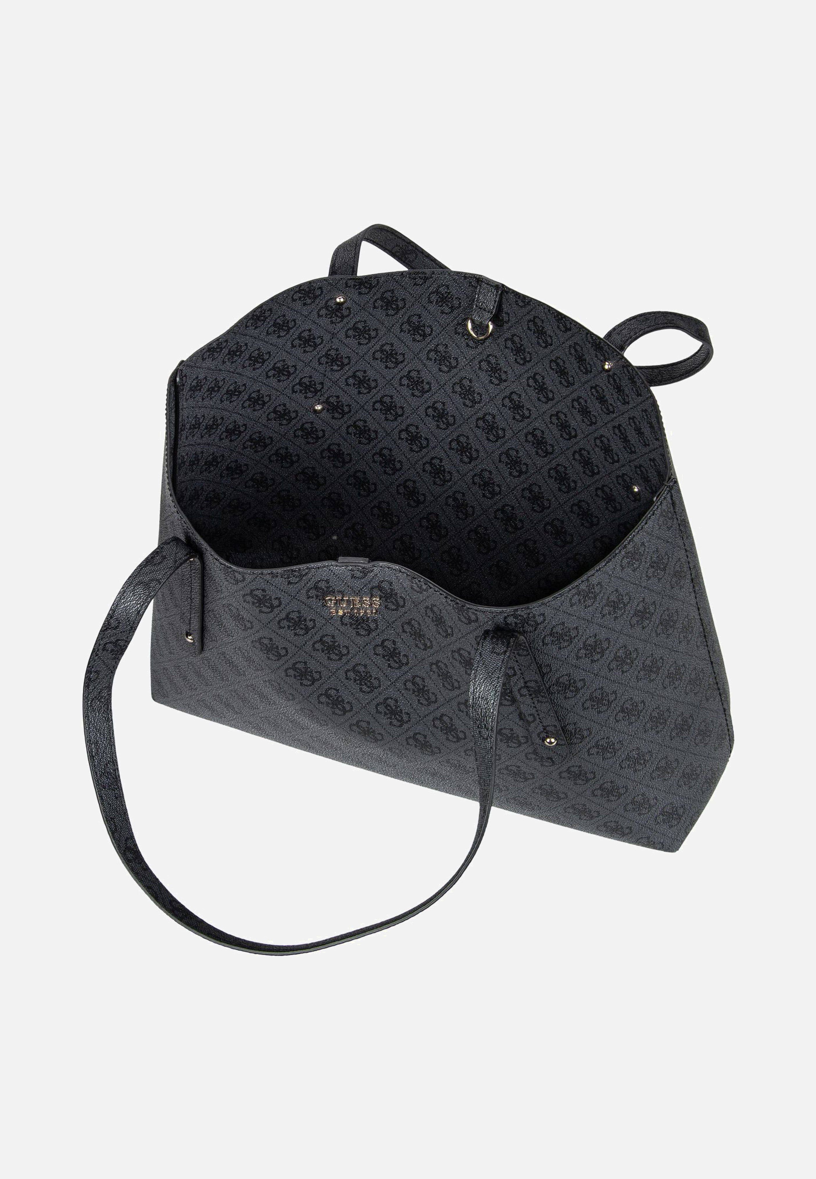 Guess Brenton Logo 48230 Coal Shopper