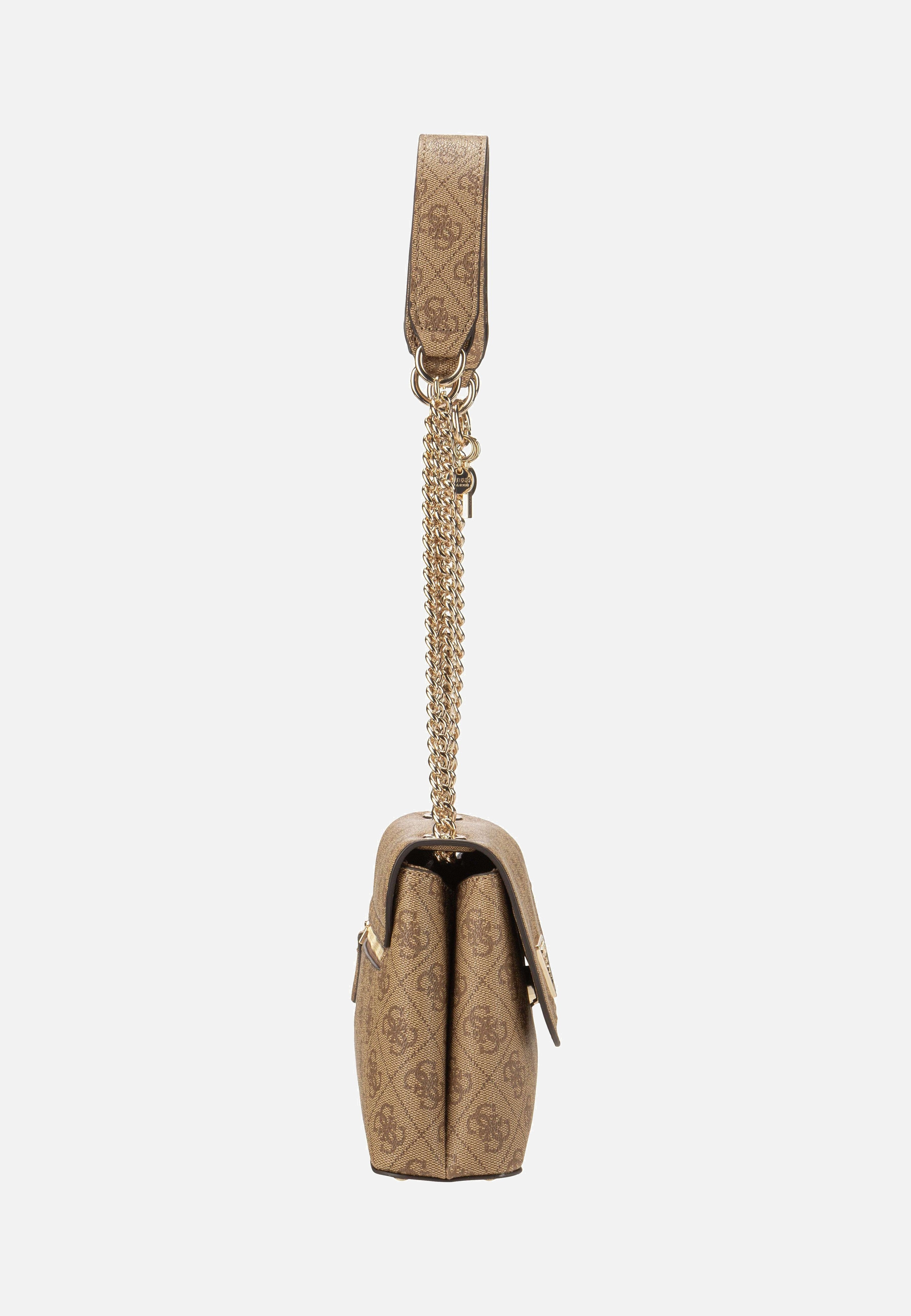 Guess Eco Erica Conv Flap Logo 51020 Latte Schultertasche