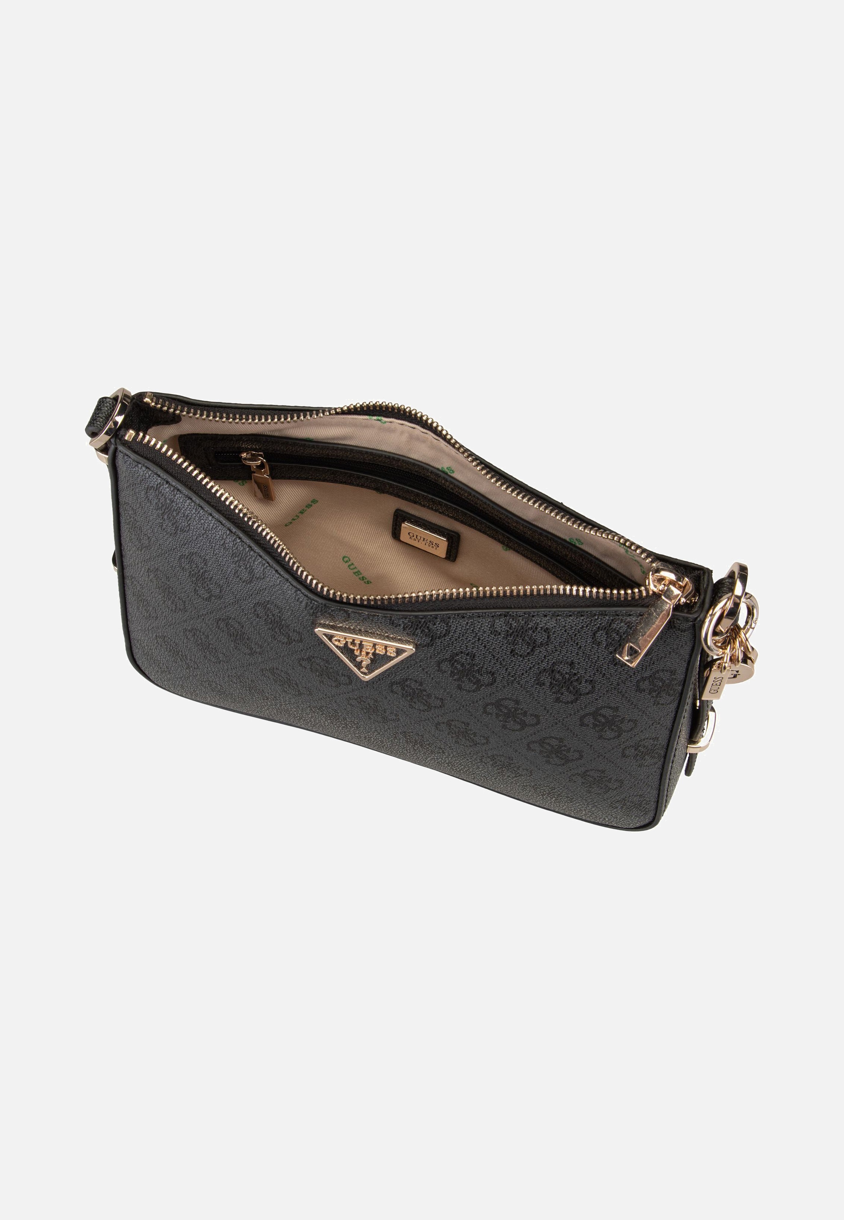 Guess Eco Erica Top Zip 51018 Coal Schultertasche