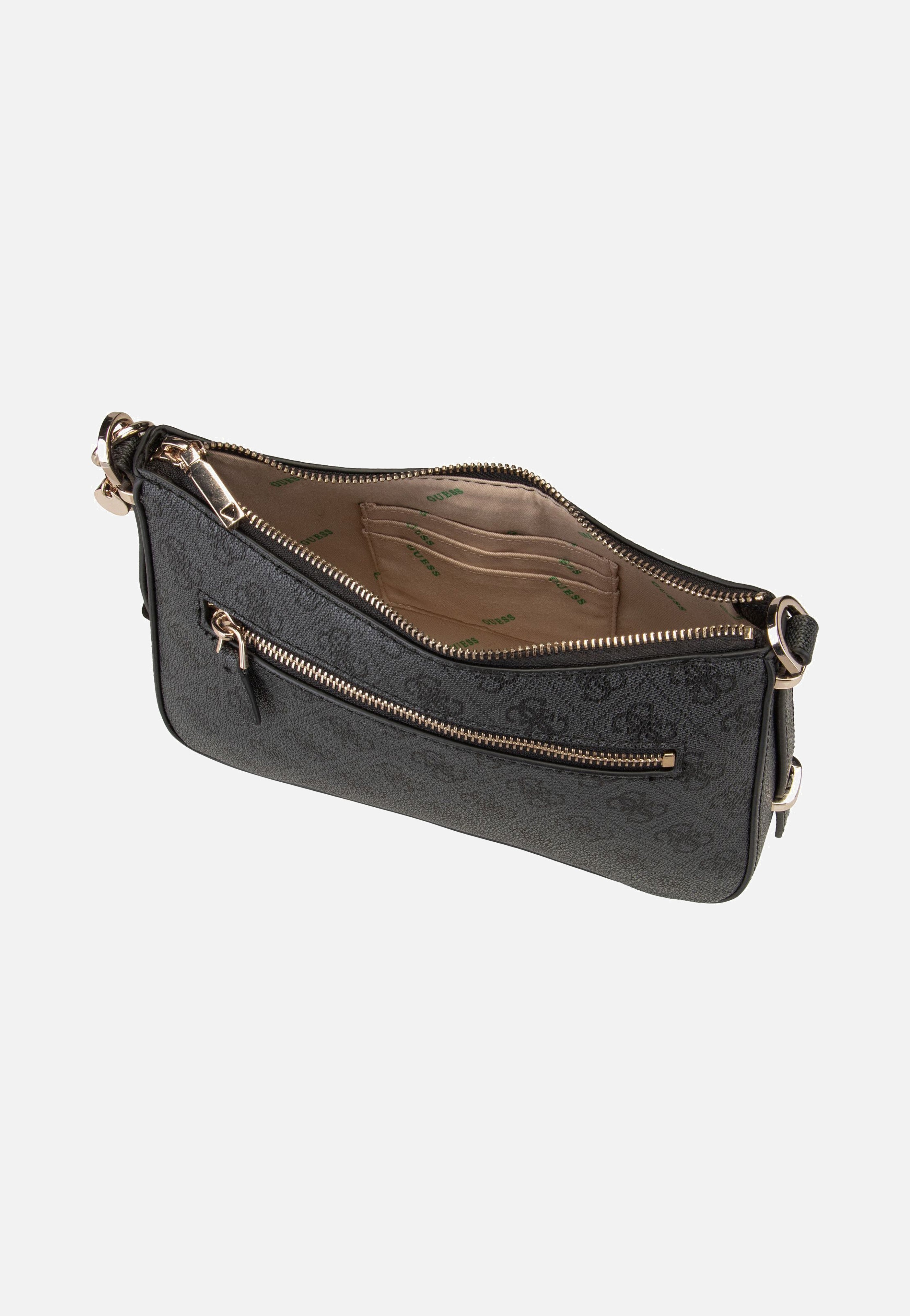 Guess Eco Erica Top Zip 51018 Coal Schultertasche