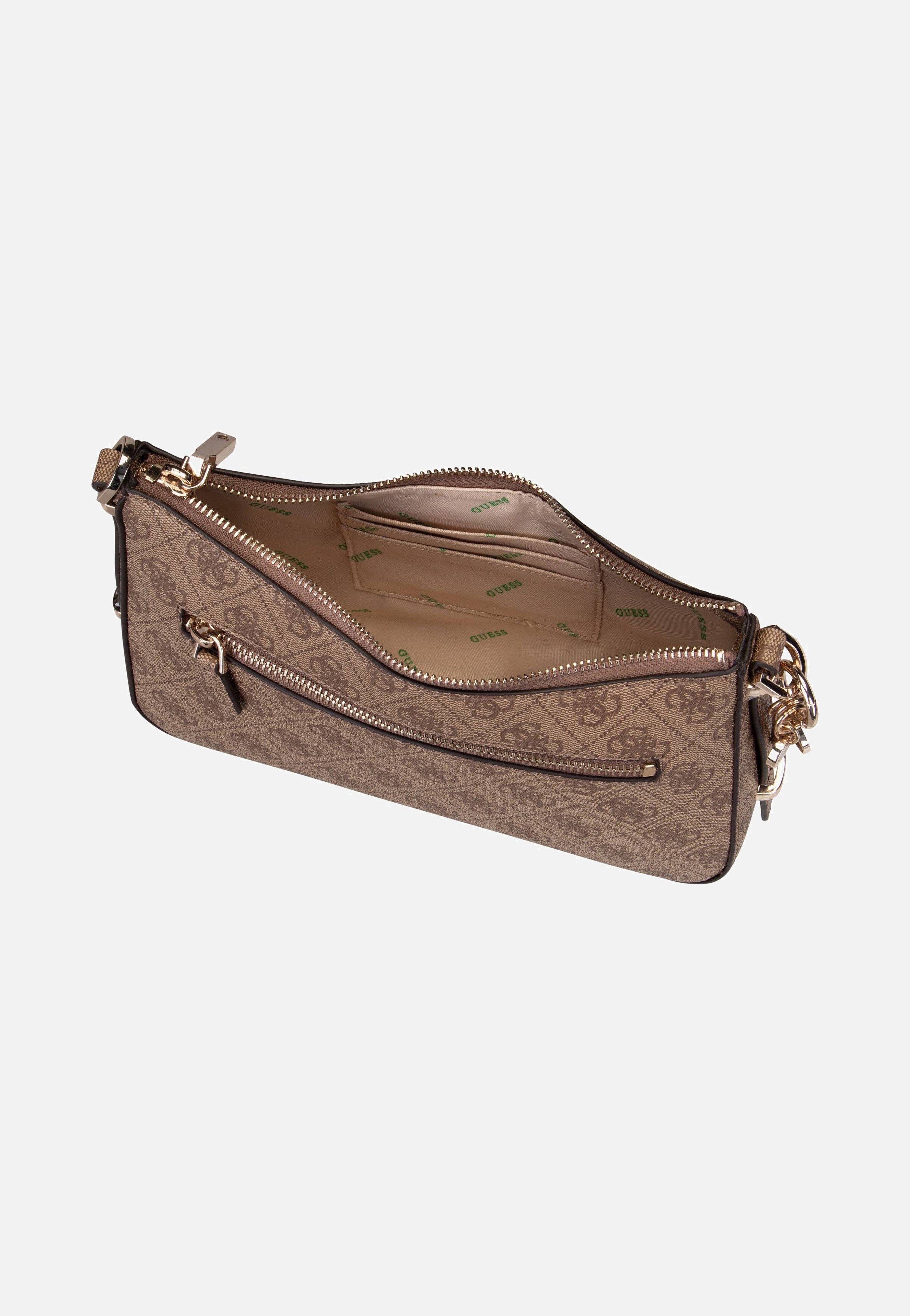 Guess Eco Erica Top Zip 51018 Latte Schultertasche