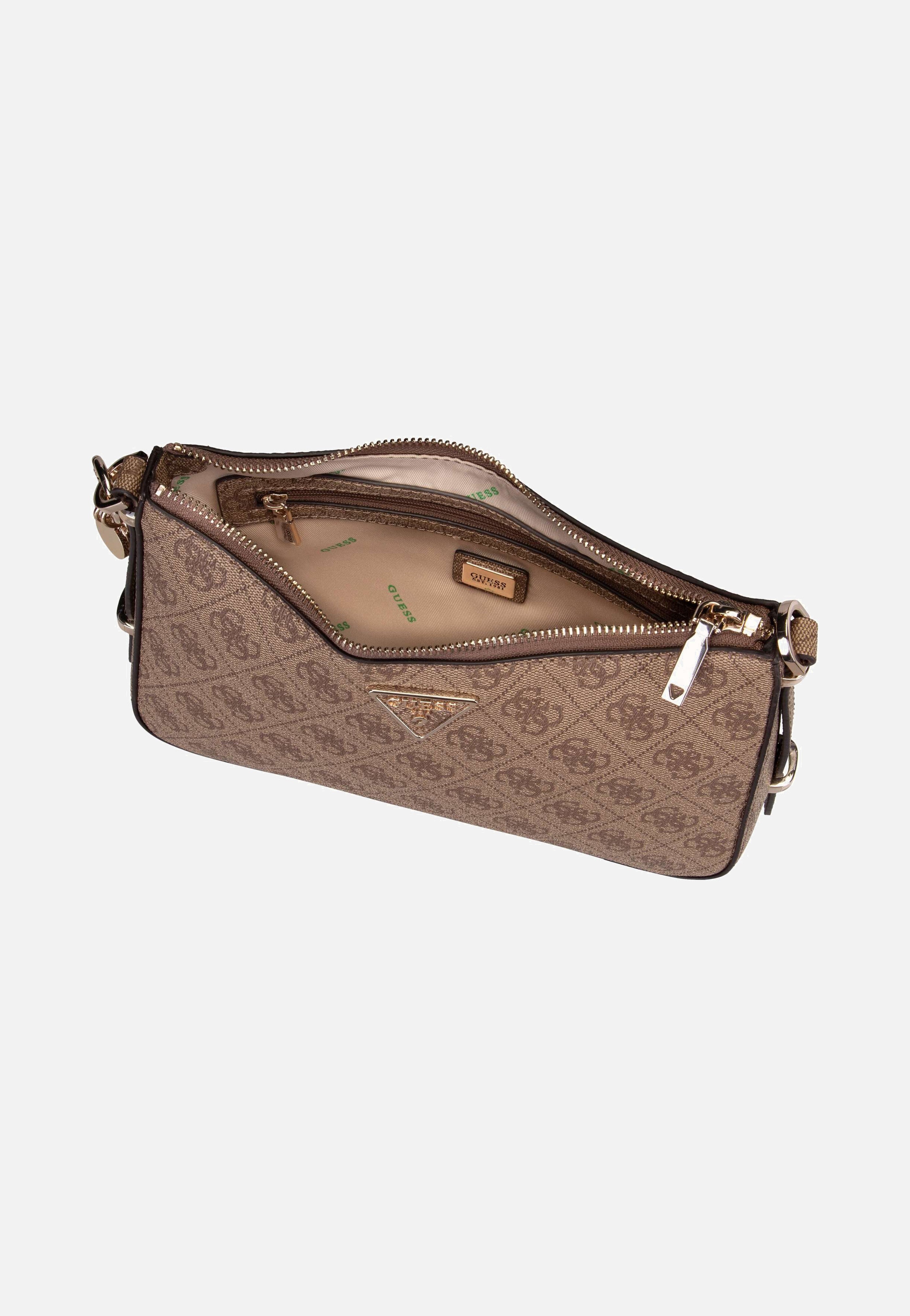 Guess Eco Erica Top Zip 51018 Latte Schultertasche