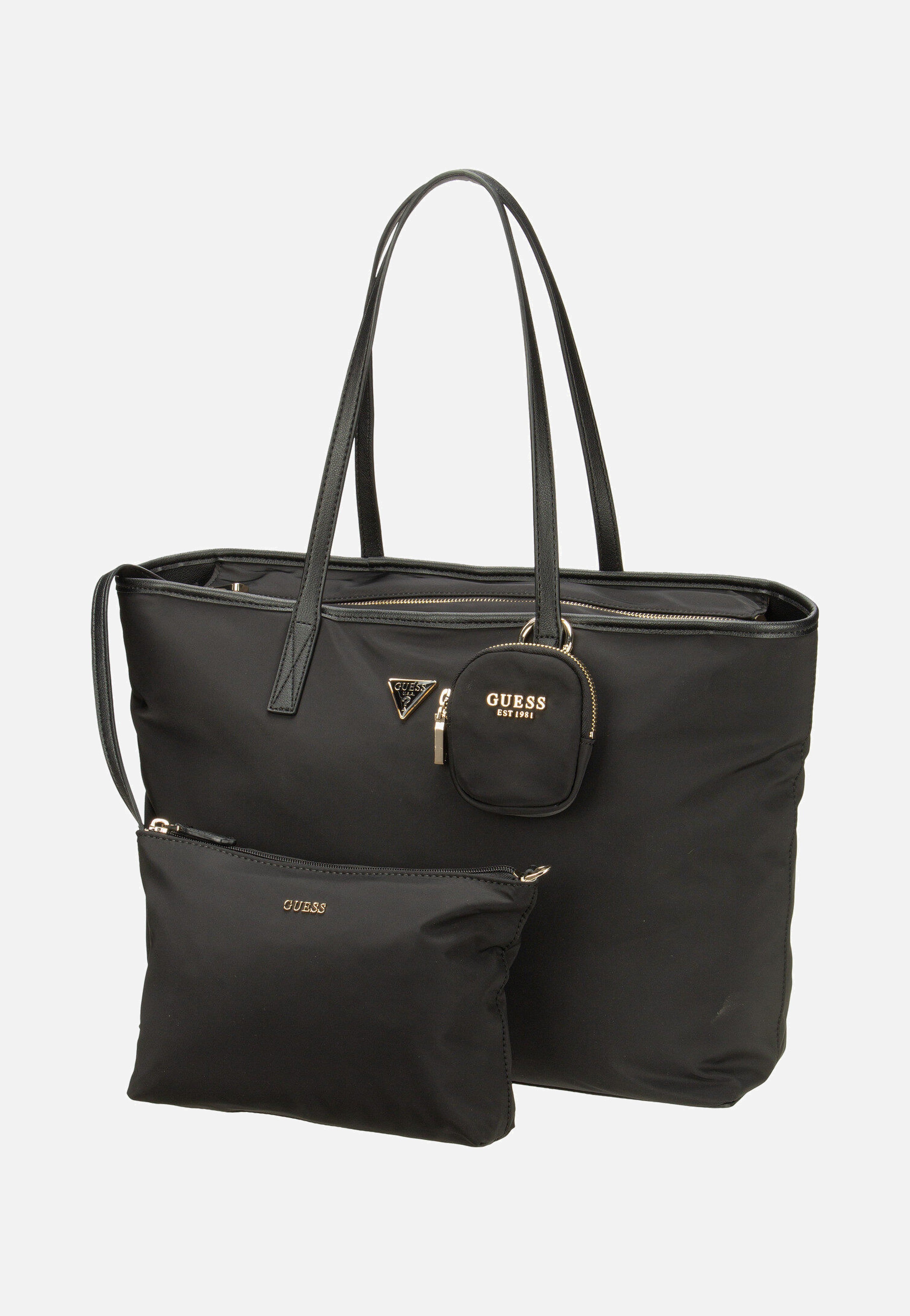 Guess Eco Gemma Large Tech 39525 Black Shopper