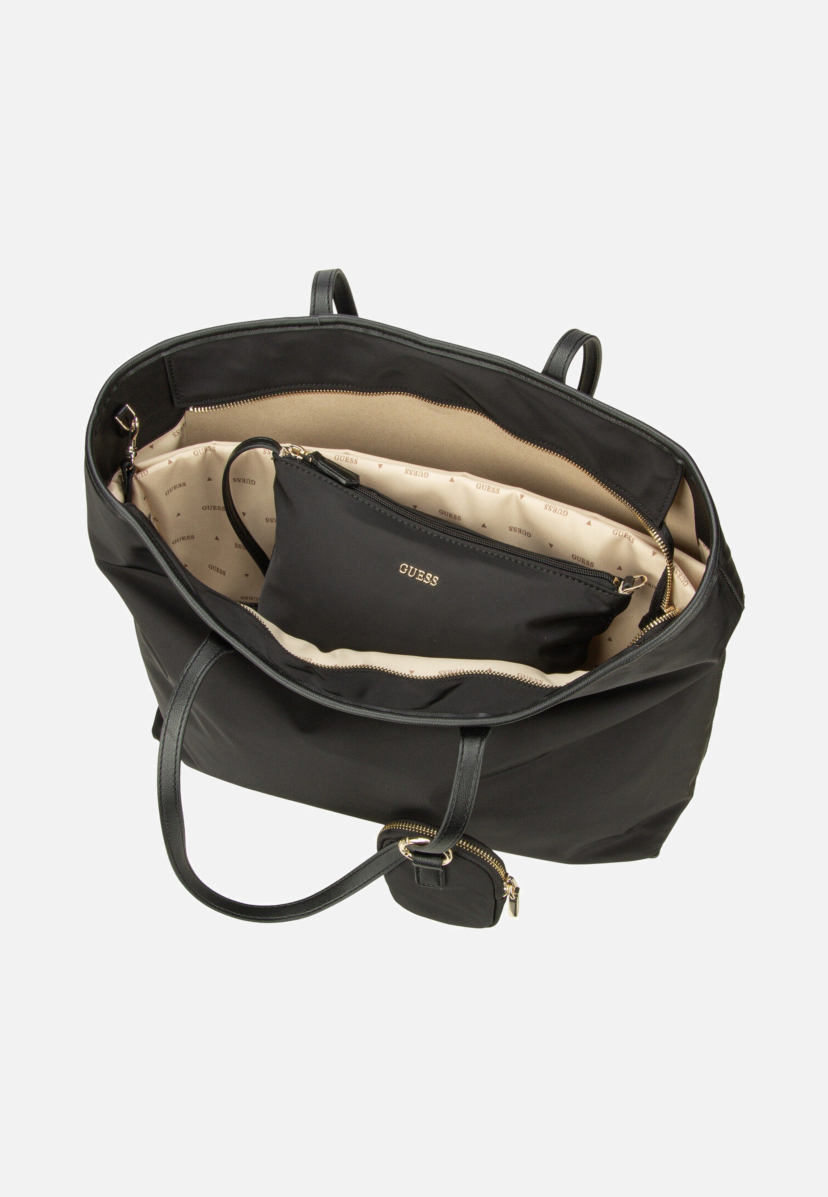 Guess Eco Gemma Large Tech 39525 Black Shopper