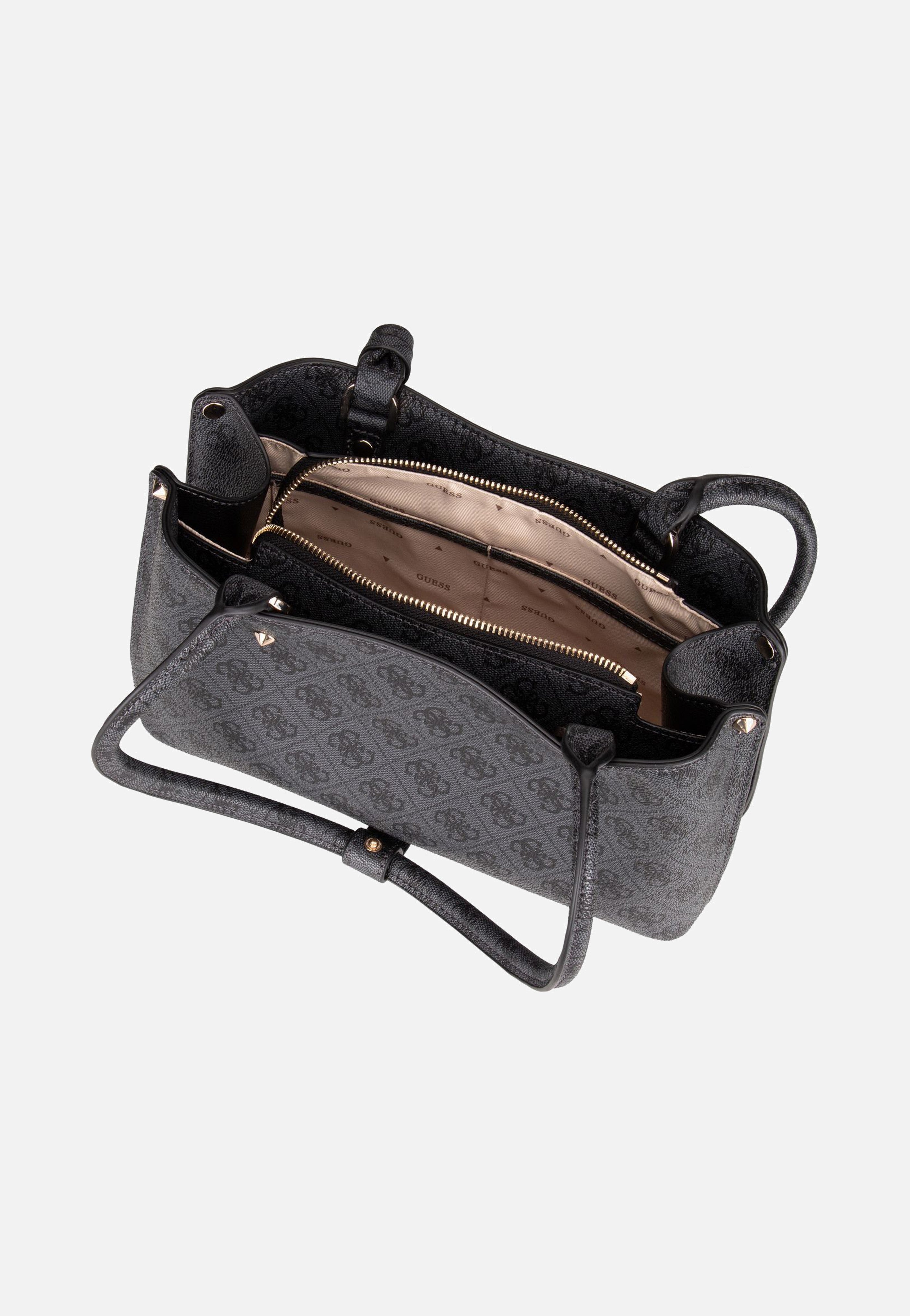 Guess Meridian 2 Shoulder SAT 74090 Coal Logo Schultertasche
