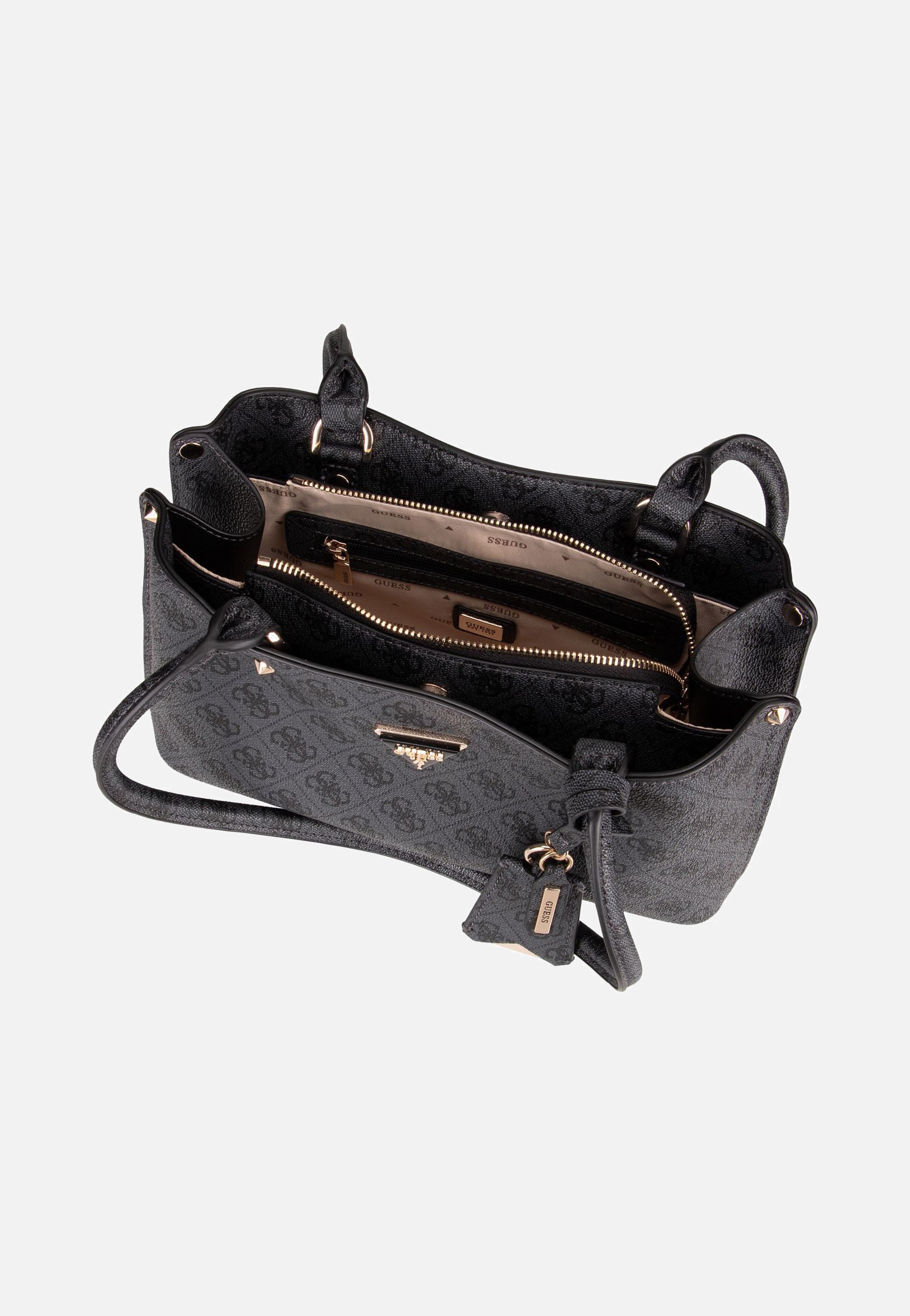 Guess Meridian 2 Shoulder SAT 74090 Coal Logo Schultertasche