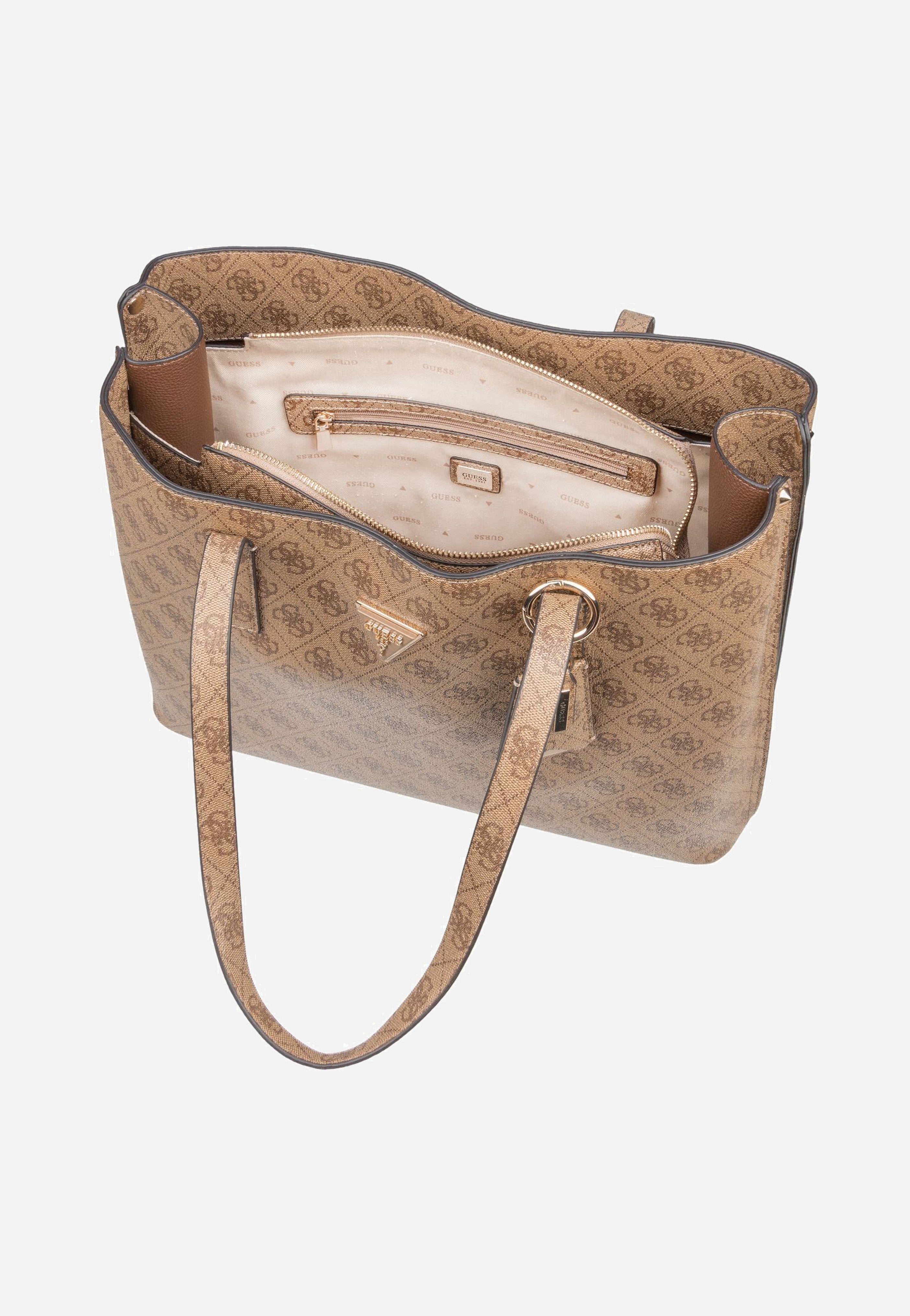 Guess Meridian II Girlfriend TO 74230 Logo Latte Shopper