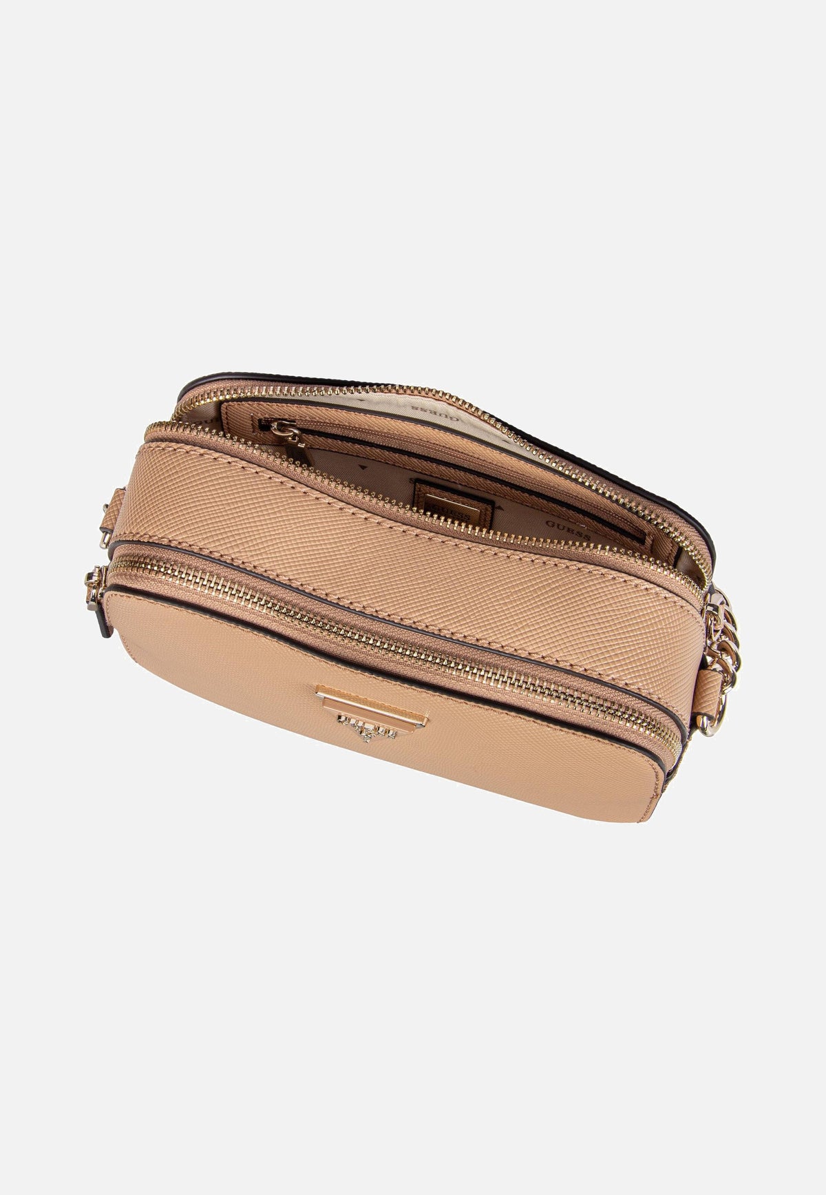 Guess Noelle Camera Beige Umhängetasche