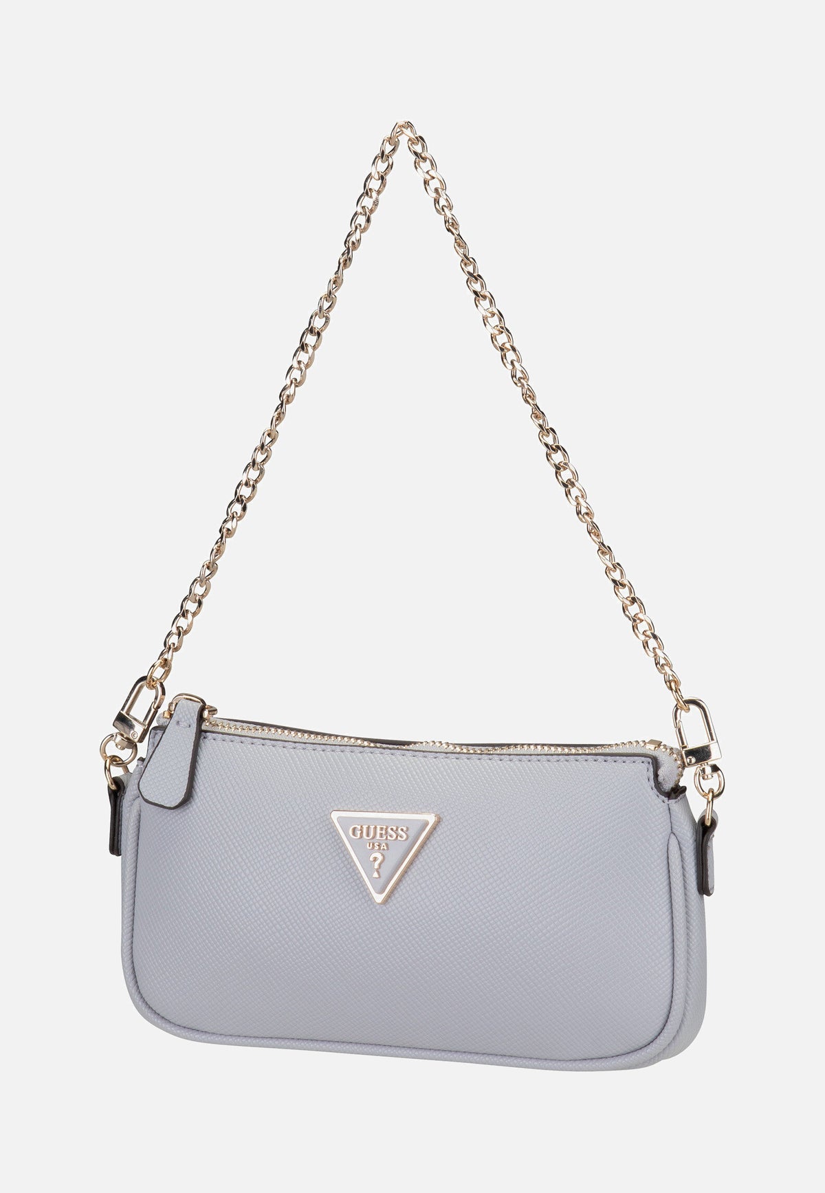Guess Noelle Double Pouch ZG Lavendar Grey Umhängetasche