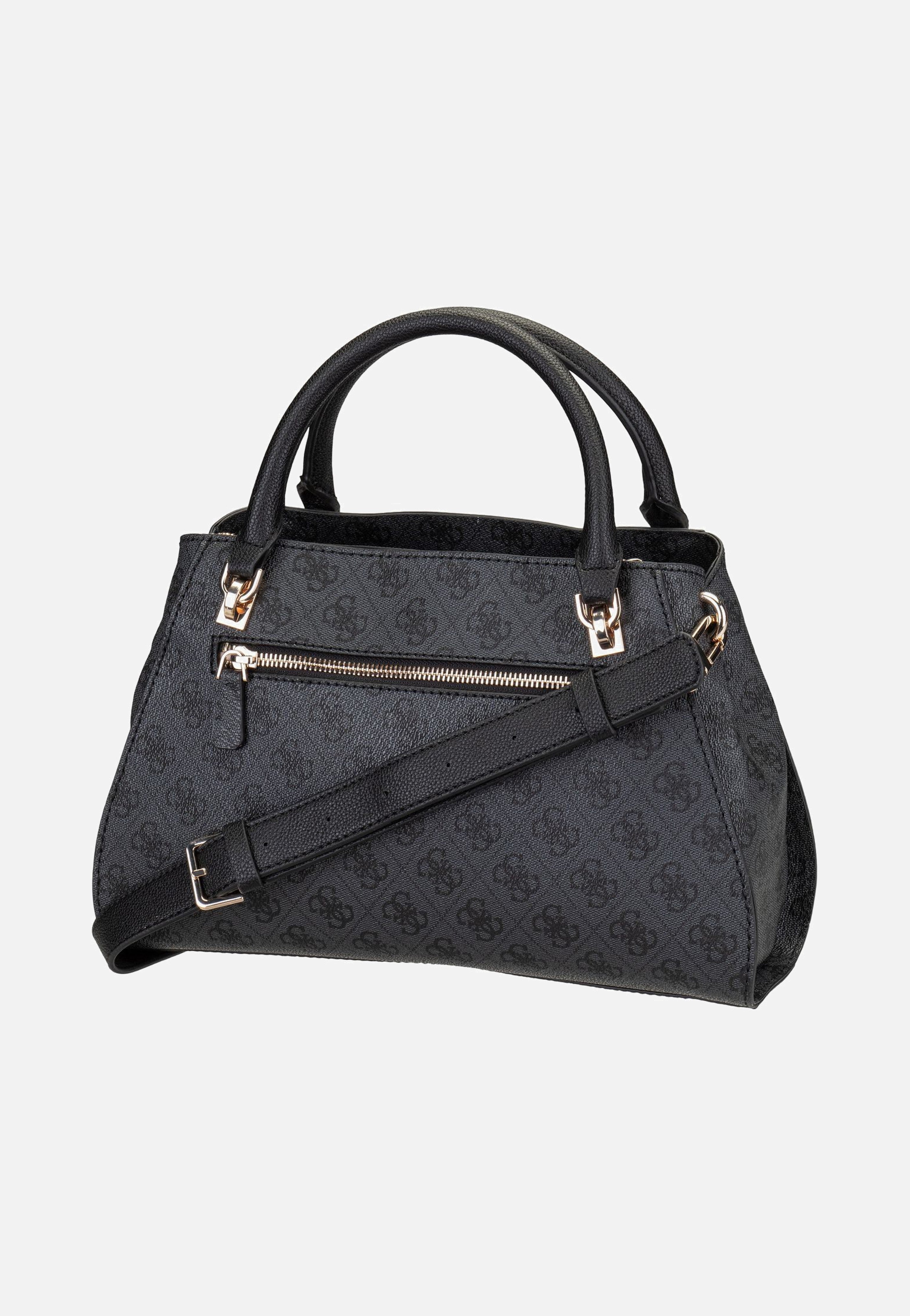 Guess Noelle II Luxury SAT 72070 Logo Coal Handle Bag