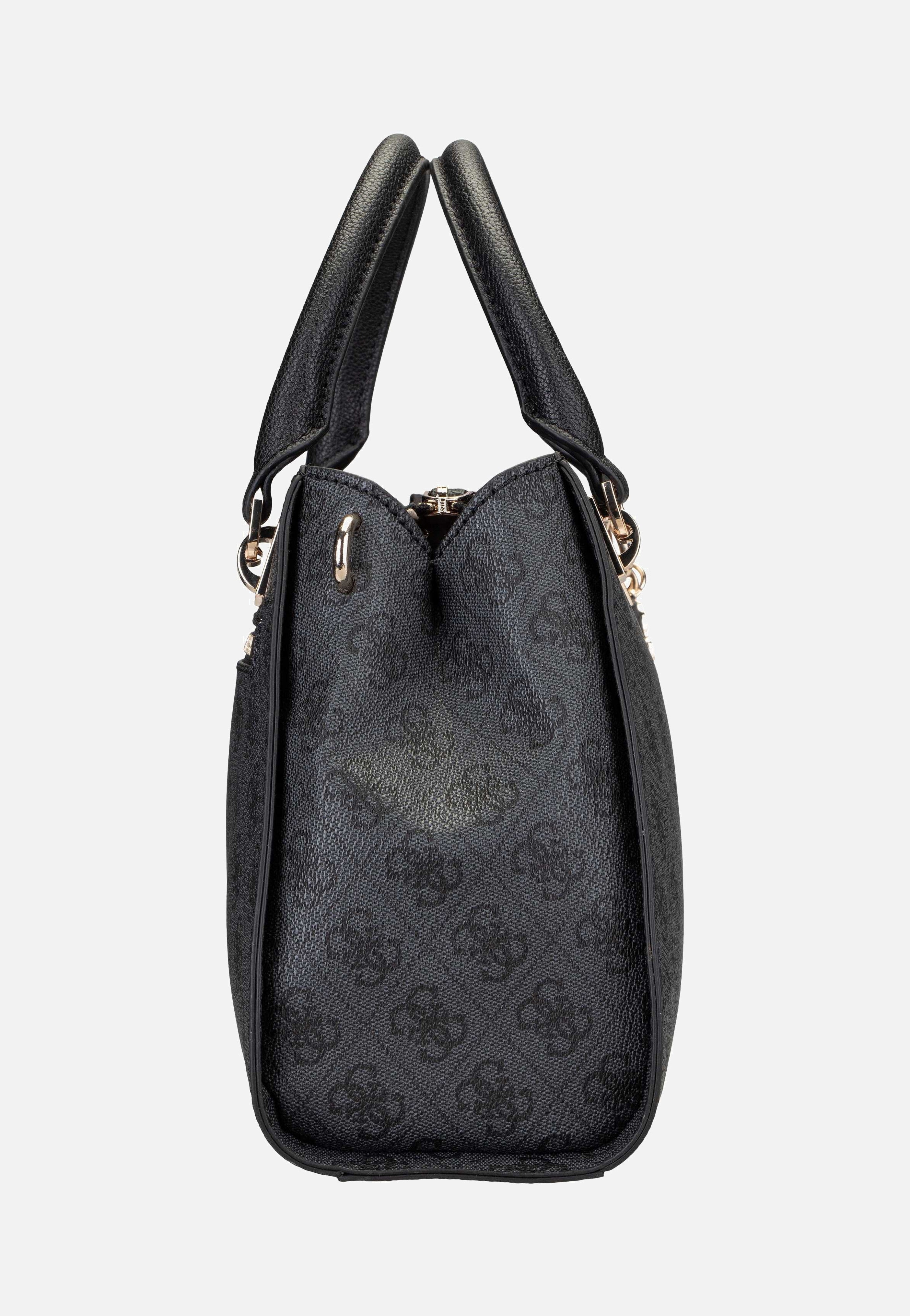 Guess Noelle II Luxury SAT 72070 Logo Coal Handle Bag