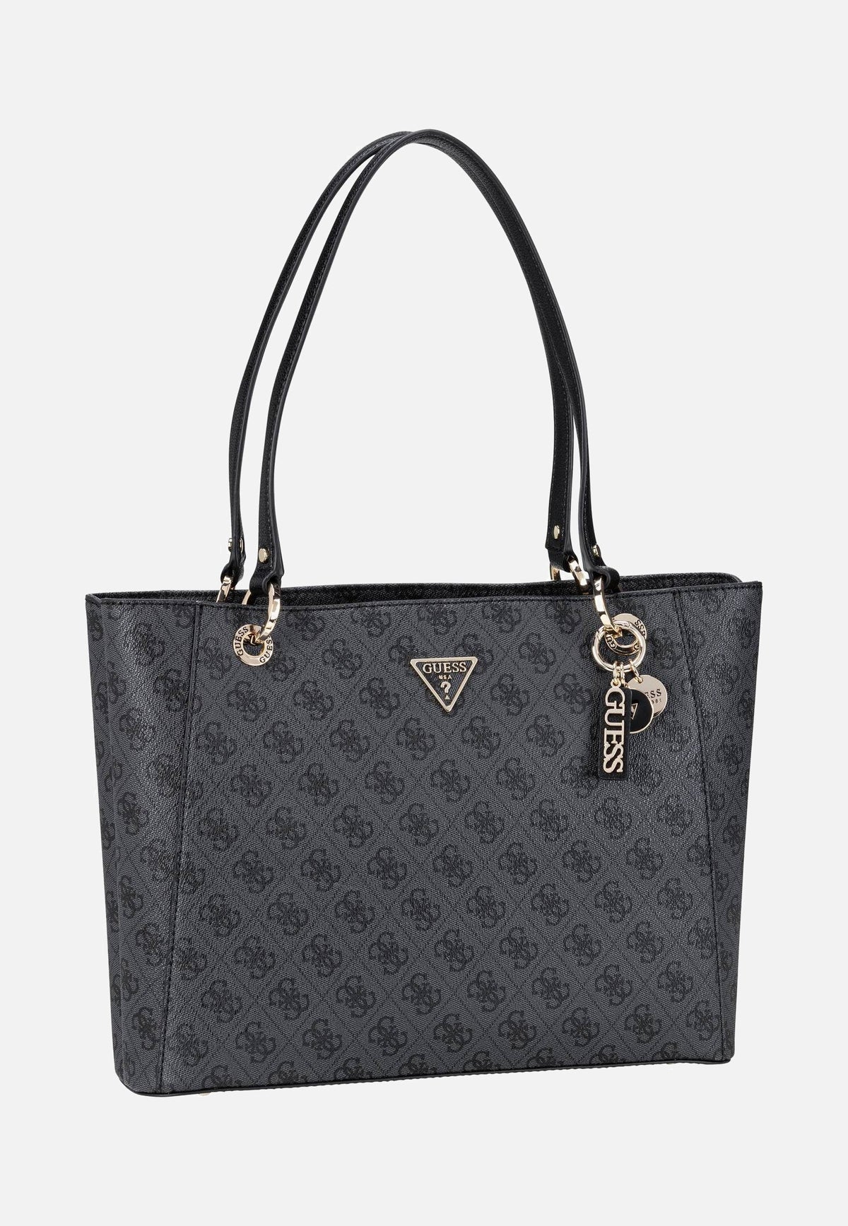 Guess Noelle II TO 72250 Logo Coal Shopper