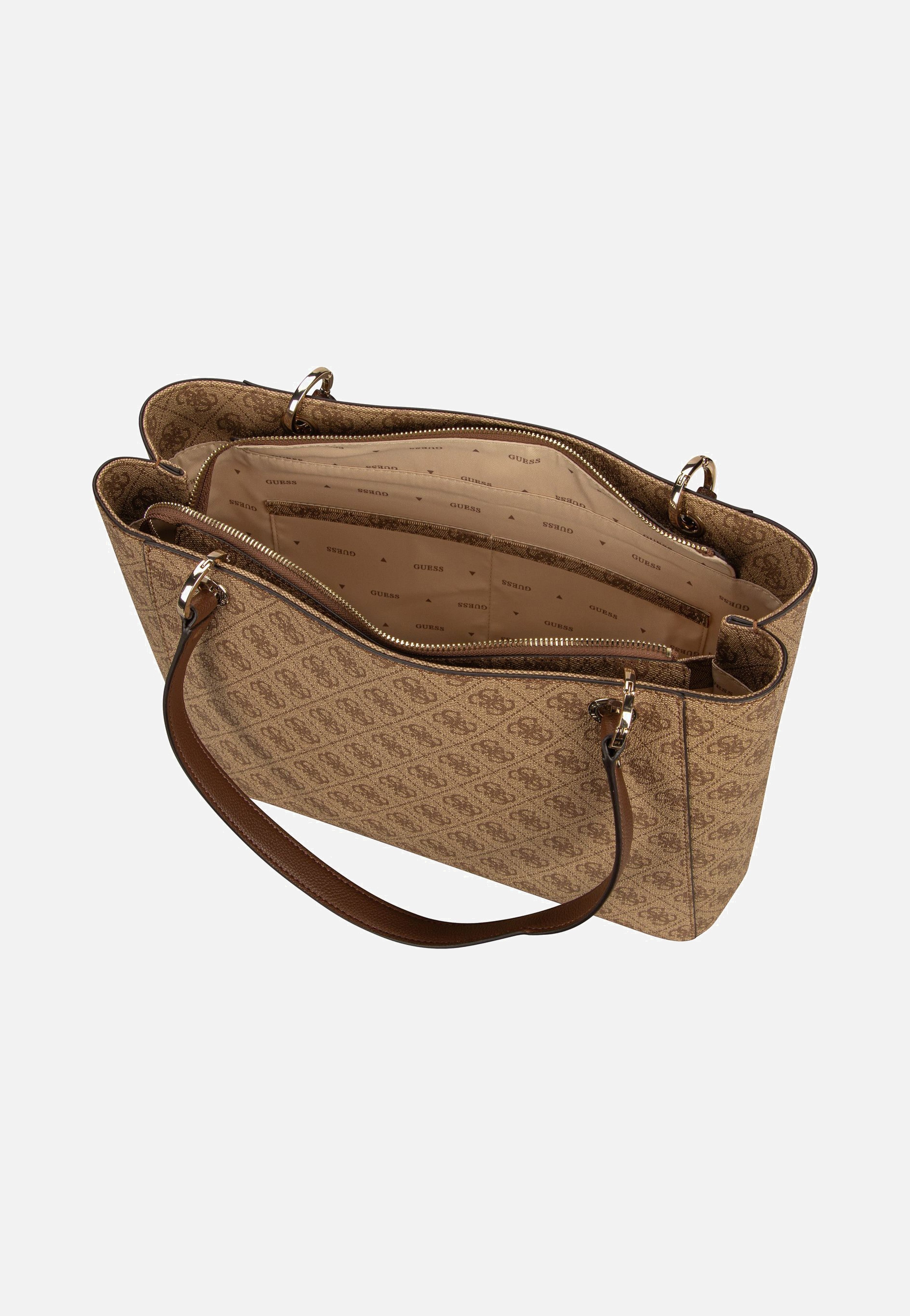 Guess Noelle II TO 72250 Logo Latte/Brown Shopper