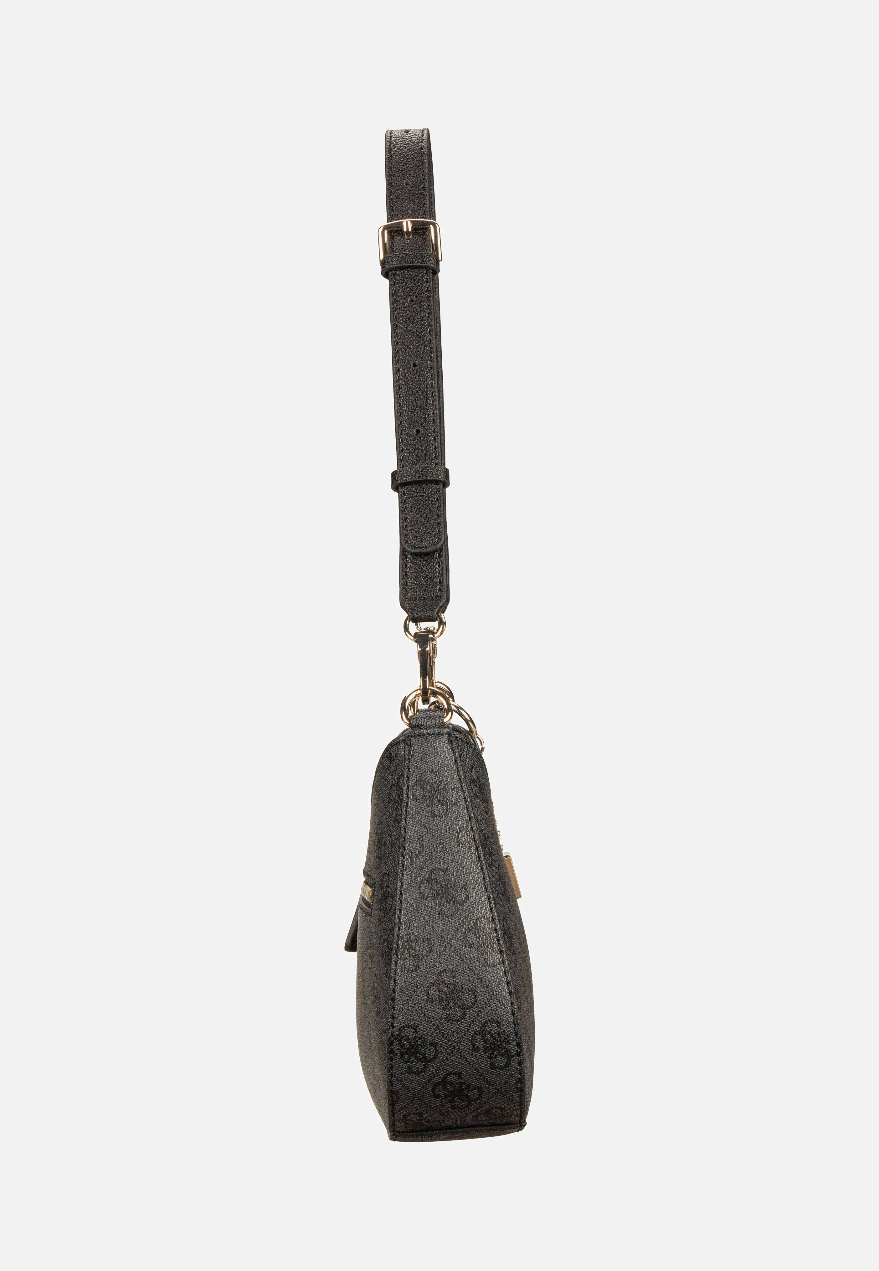 Guess Noelle II Top Zip SHB 72180 Logo Coal Evening Bag