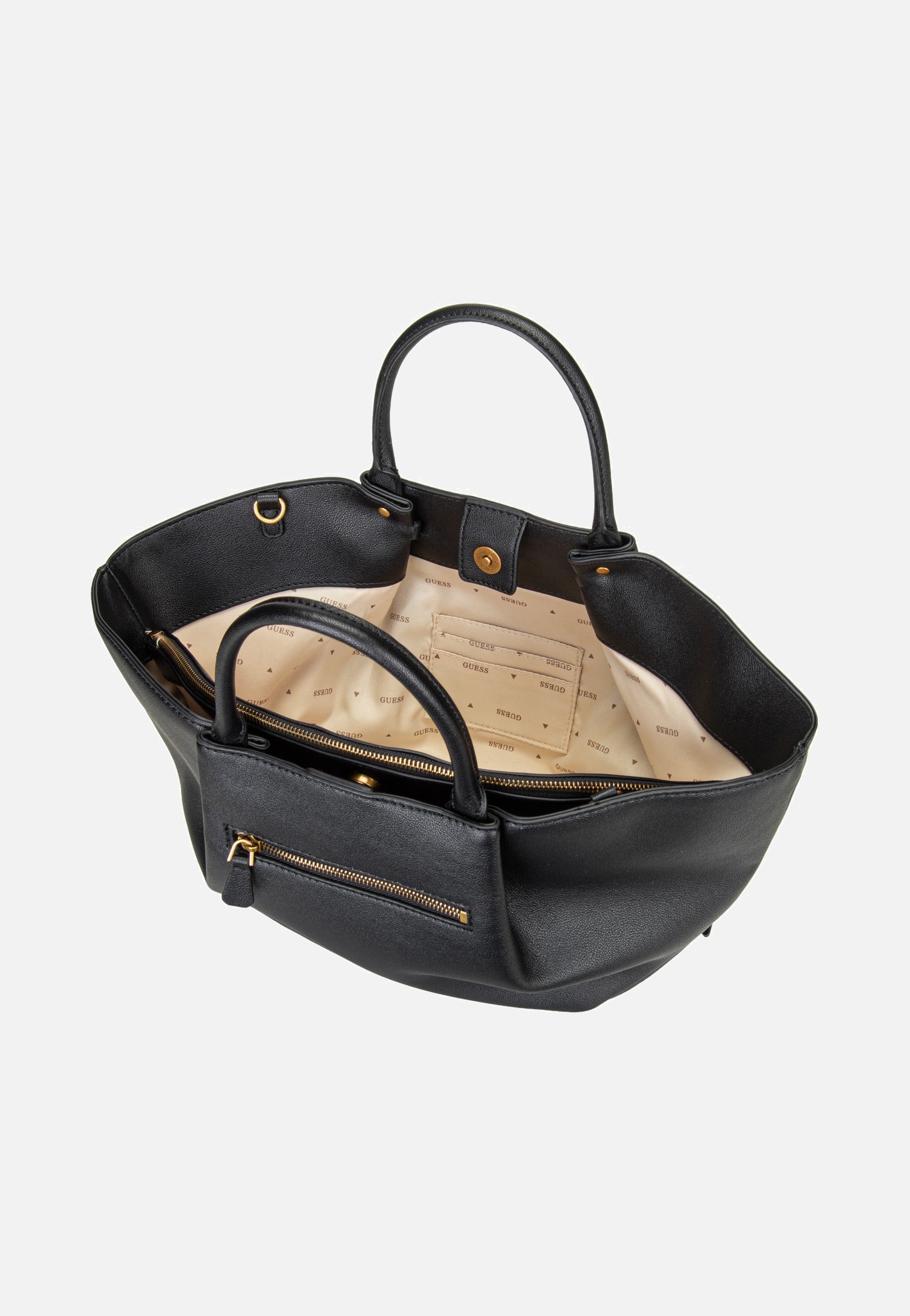 Guess Allegra Girlfriend 37060 Black Satchel