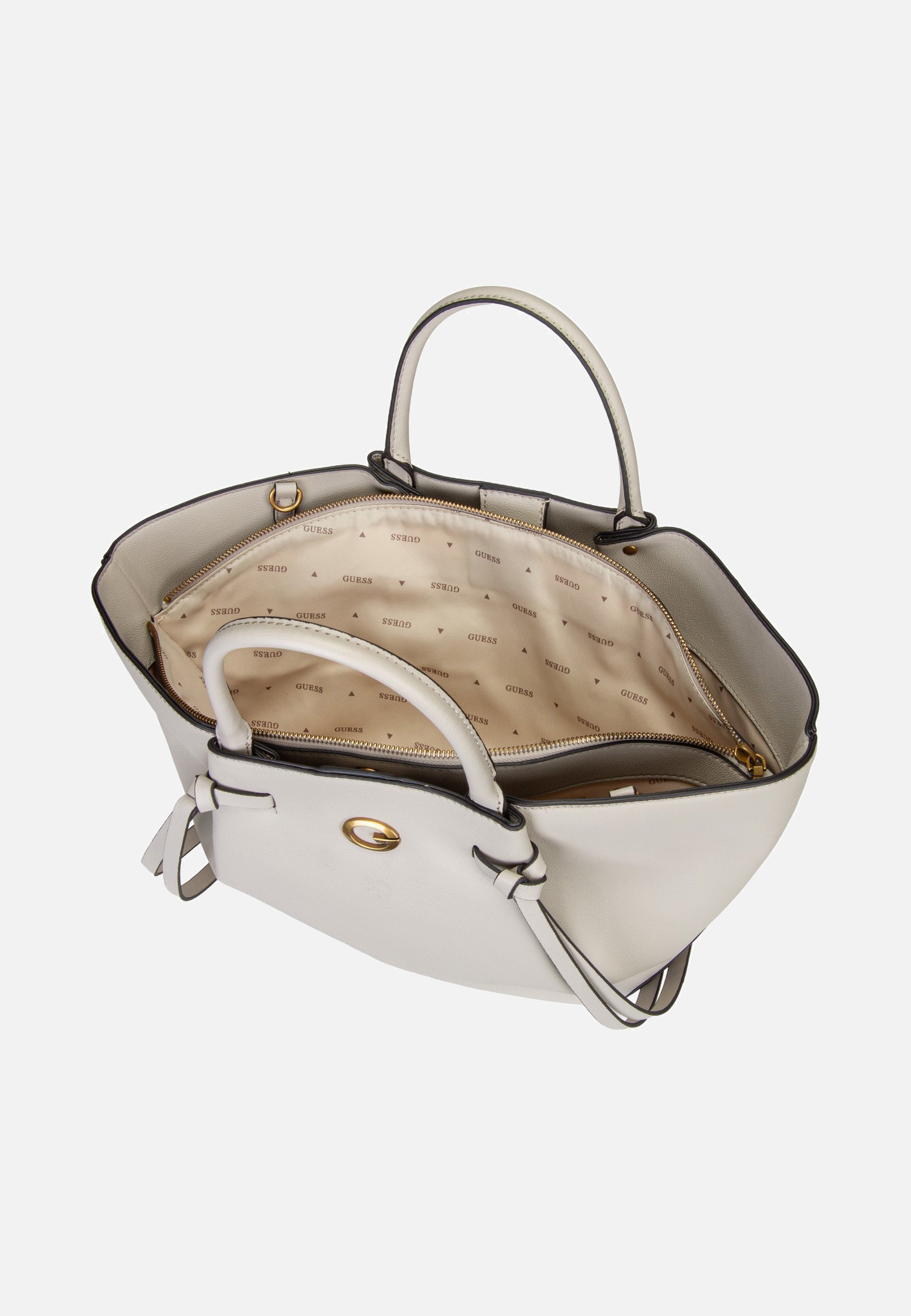 Guess Allegra Girlfriend 37060 Bone Satchel