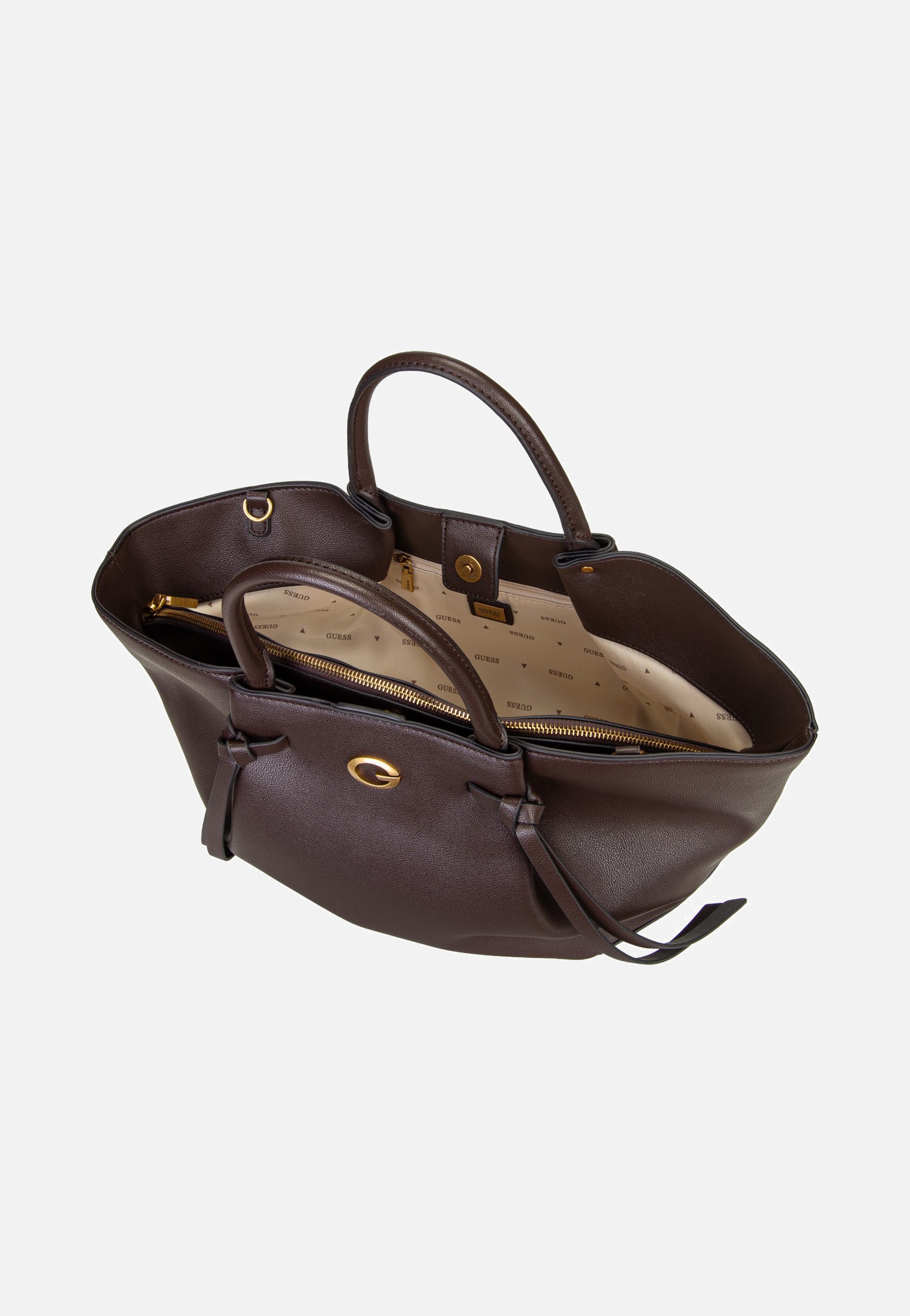 Guess Allegra Girlfriend 37060 Brown Satchel