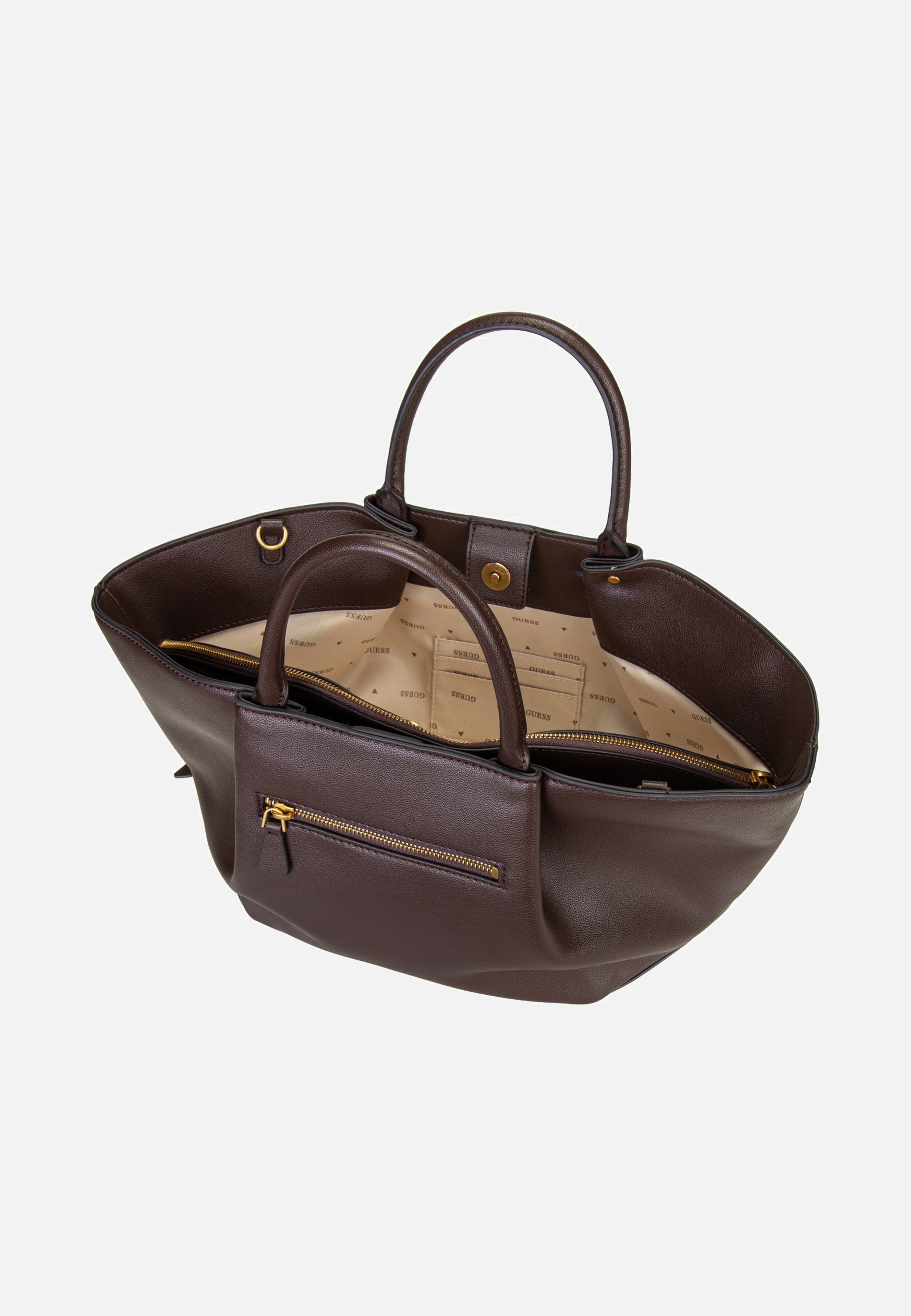Guess Allegra Girlfriend 37060 Brown Satchel