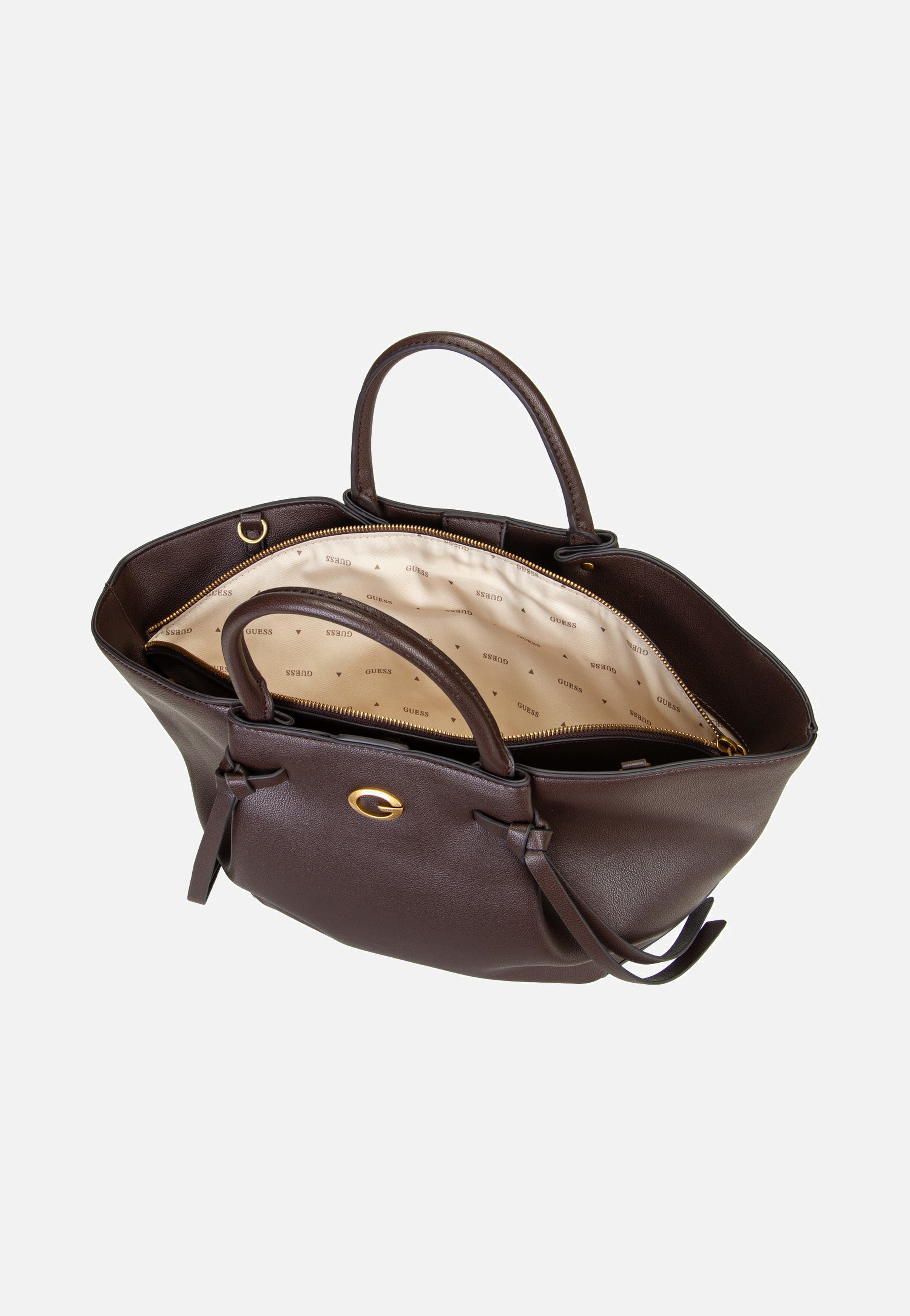 Guess Allegra Girlfriend 37060 Brown Satchel