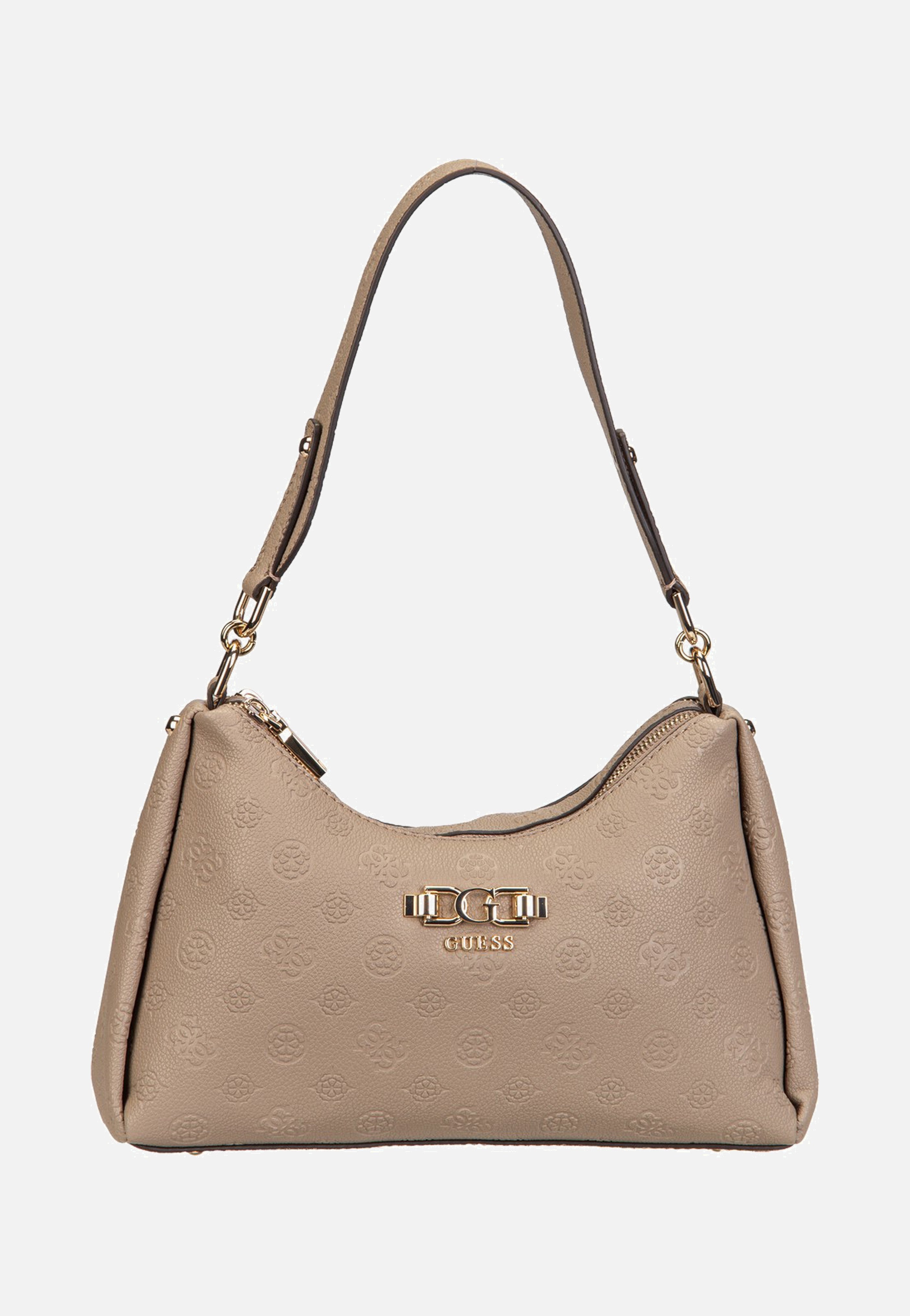 Guess Anise Double Zip 16180 Dark Oak Schultertasche