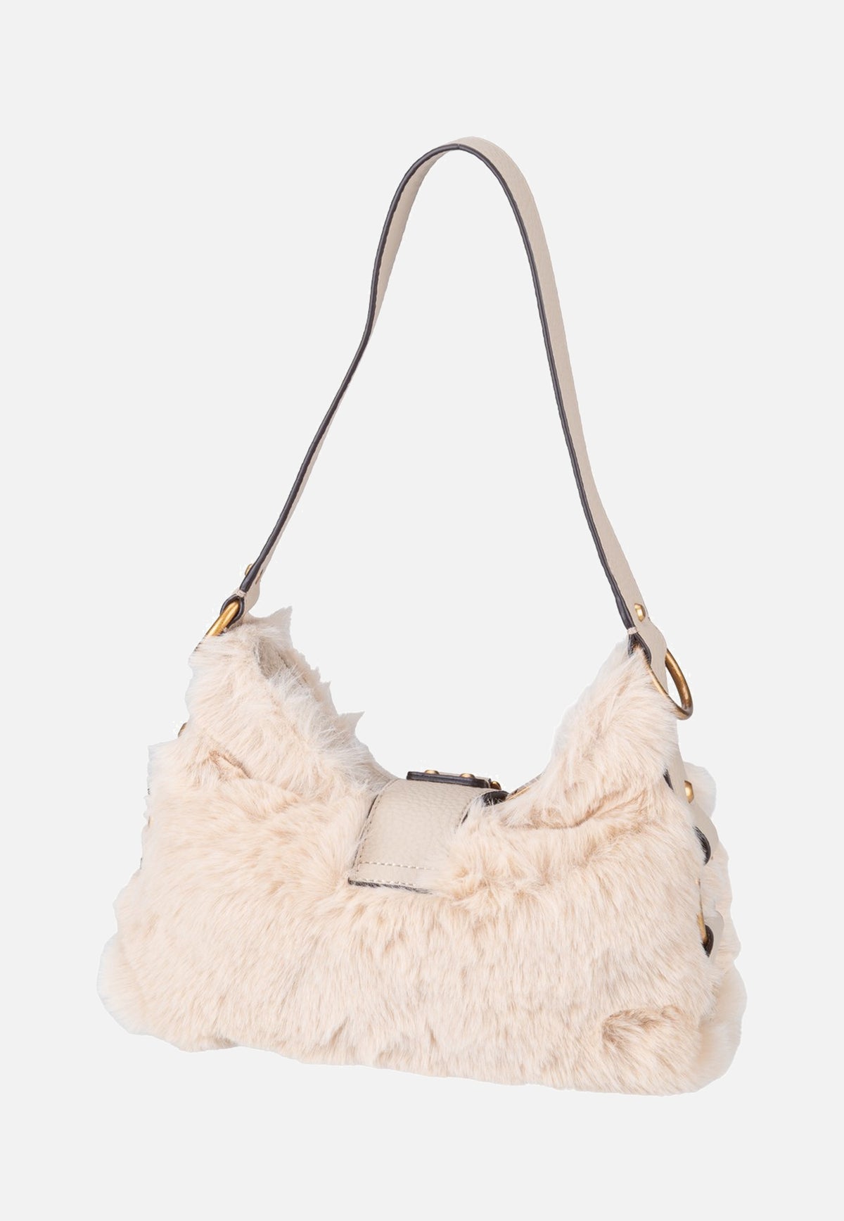 Guess Camden Mini FUR 8720 Off White Schultertasche