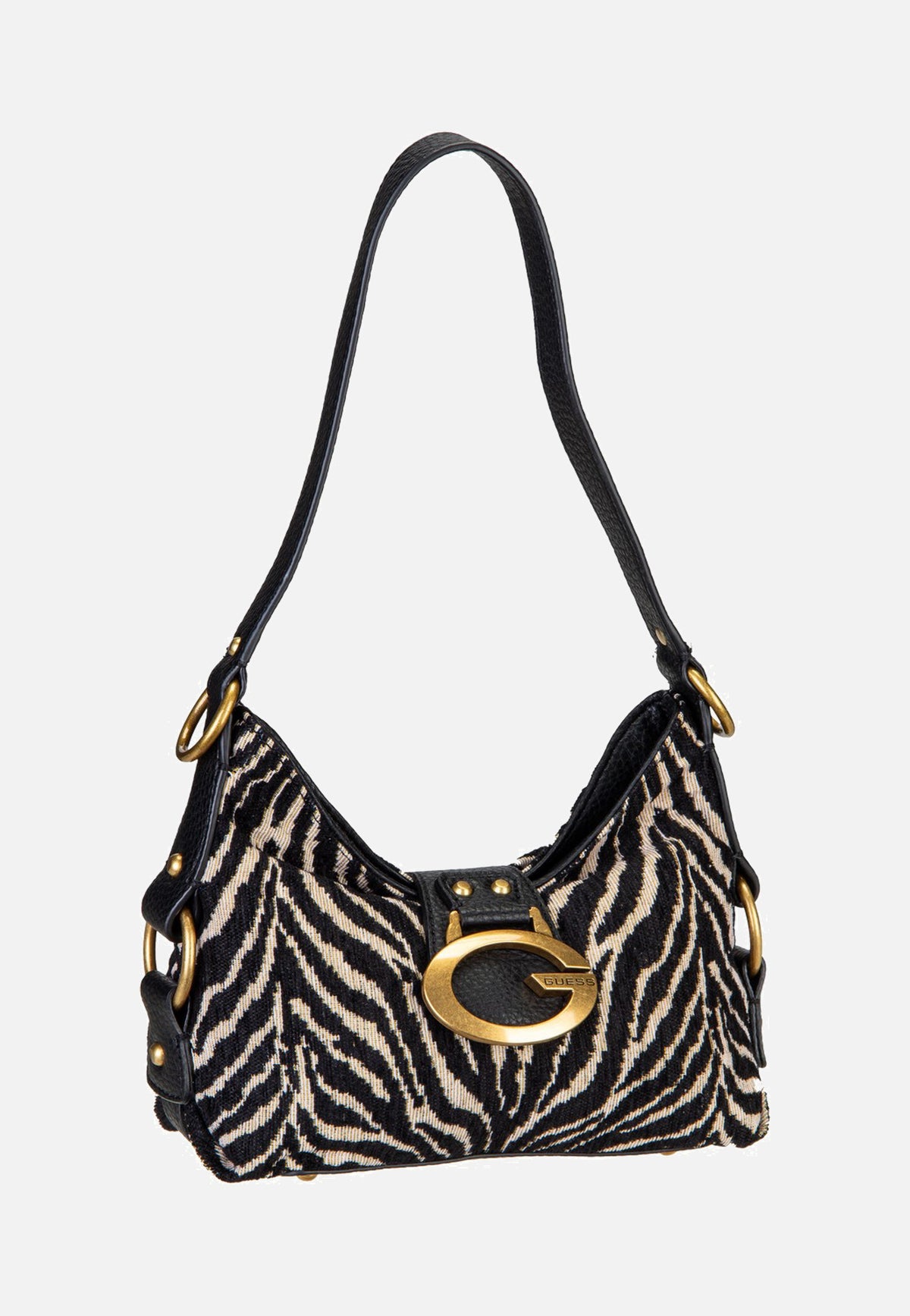 Guess Camden Mini Zebra 8720 Black Schultertasche