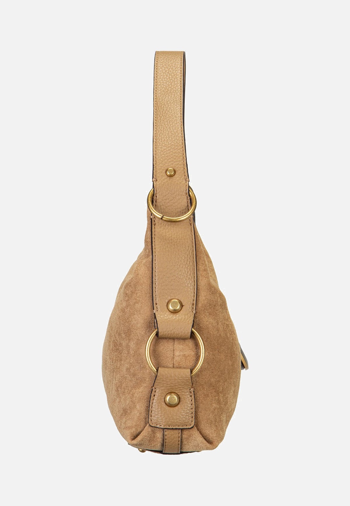Guess Camden Shoulder Suede 8180 Tan Schultertasche