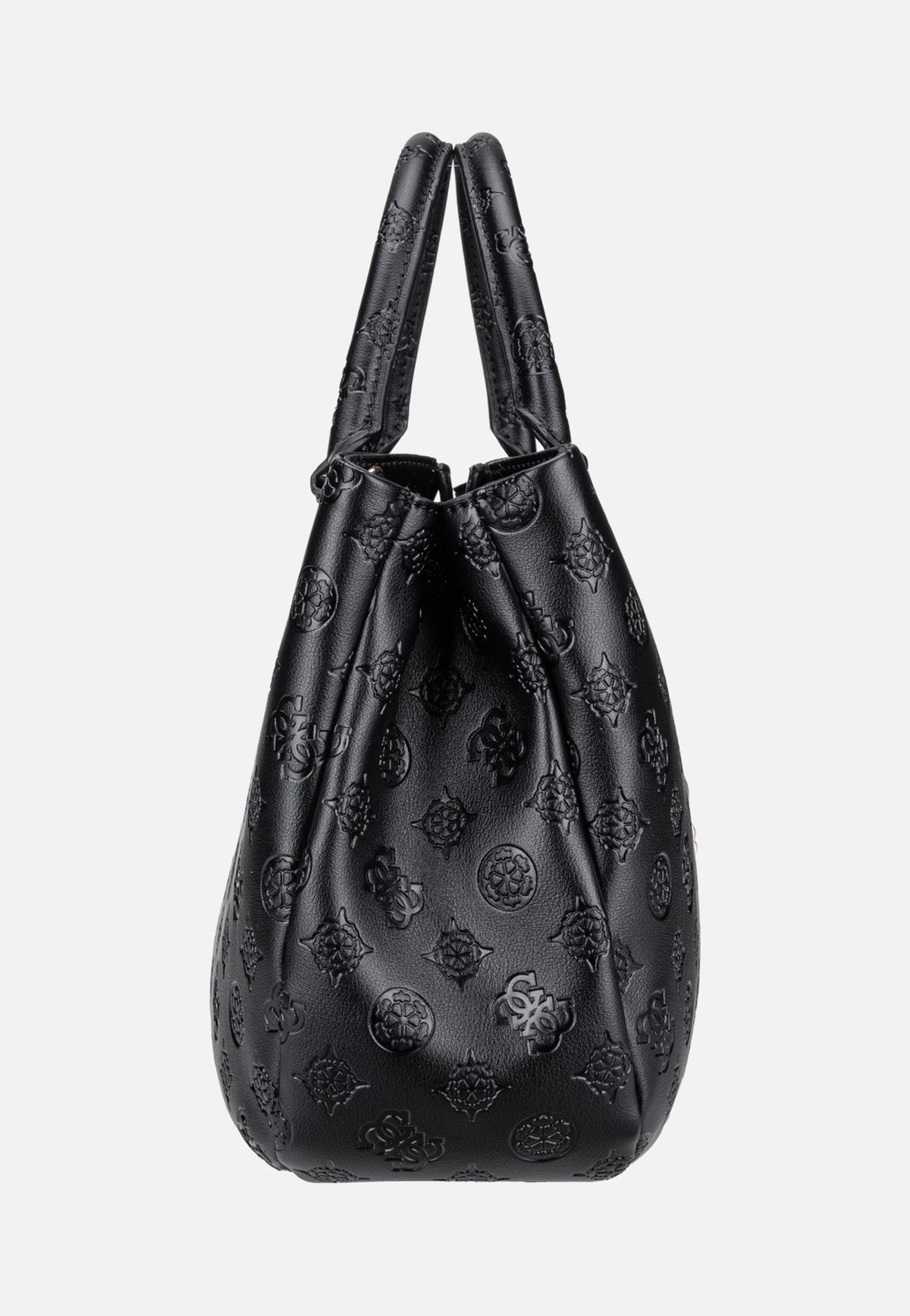 Guess Carmella Girlfriend 25060 Black Logo Satchel