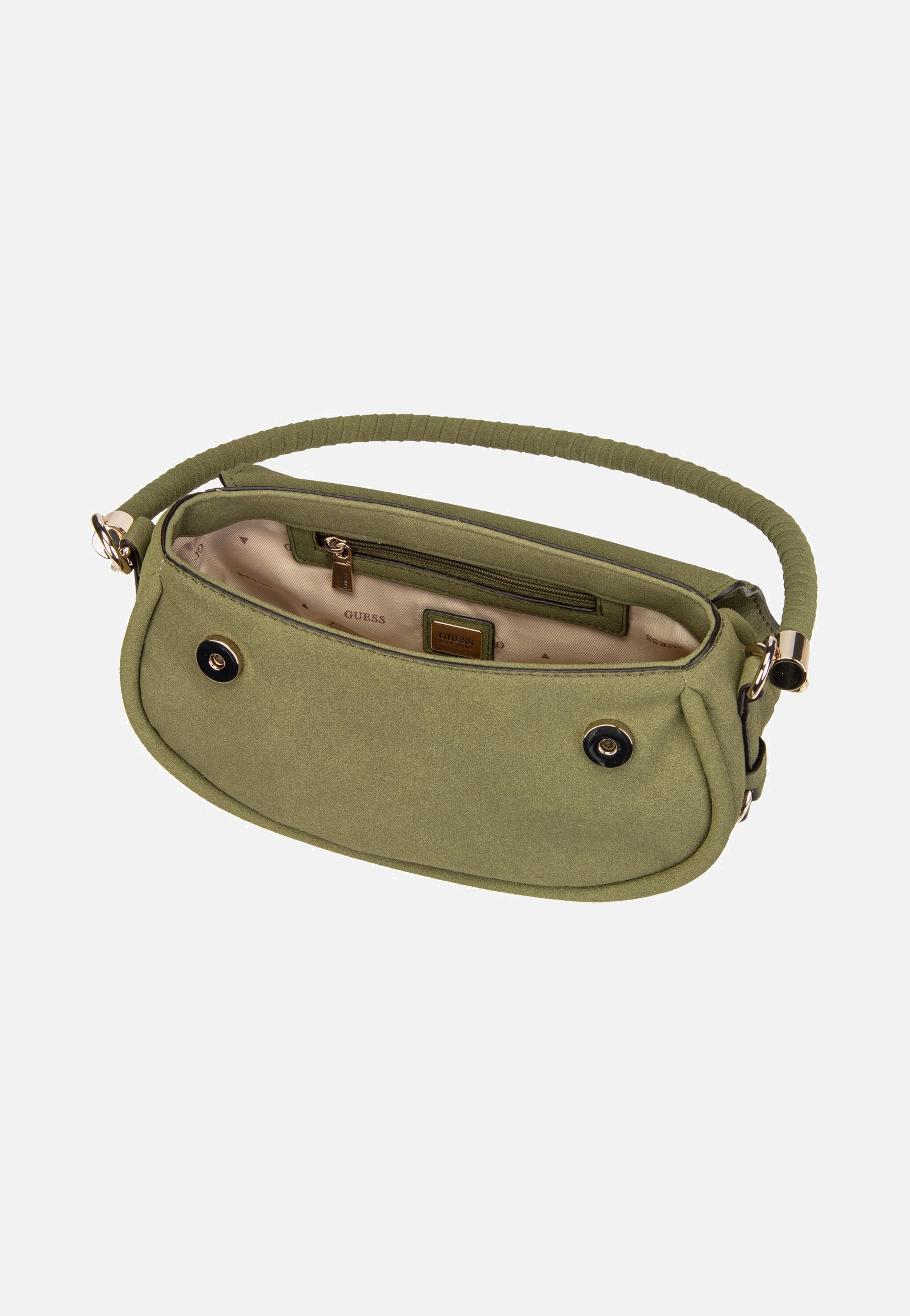 Guess Danya Flap Shoulder Olive Schultertasche