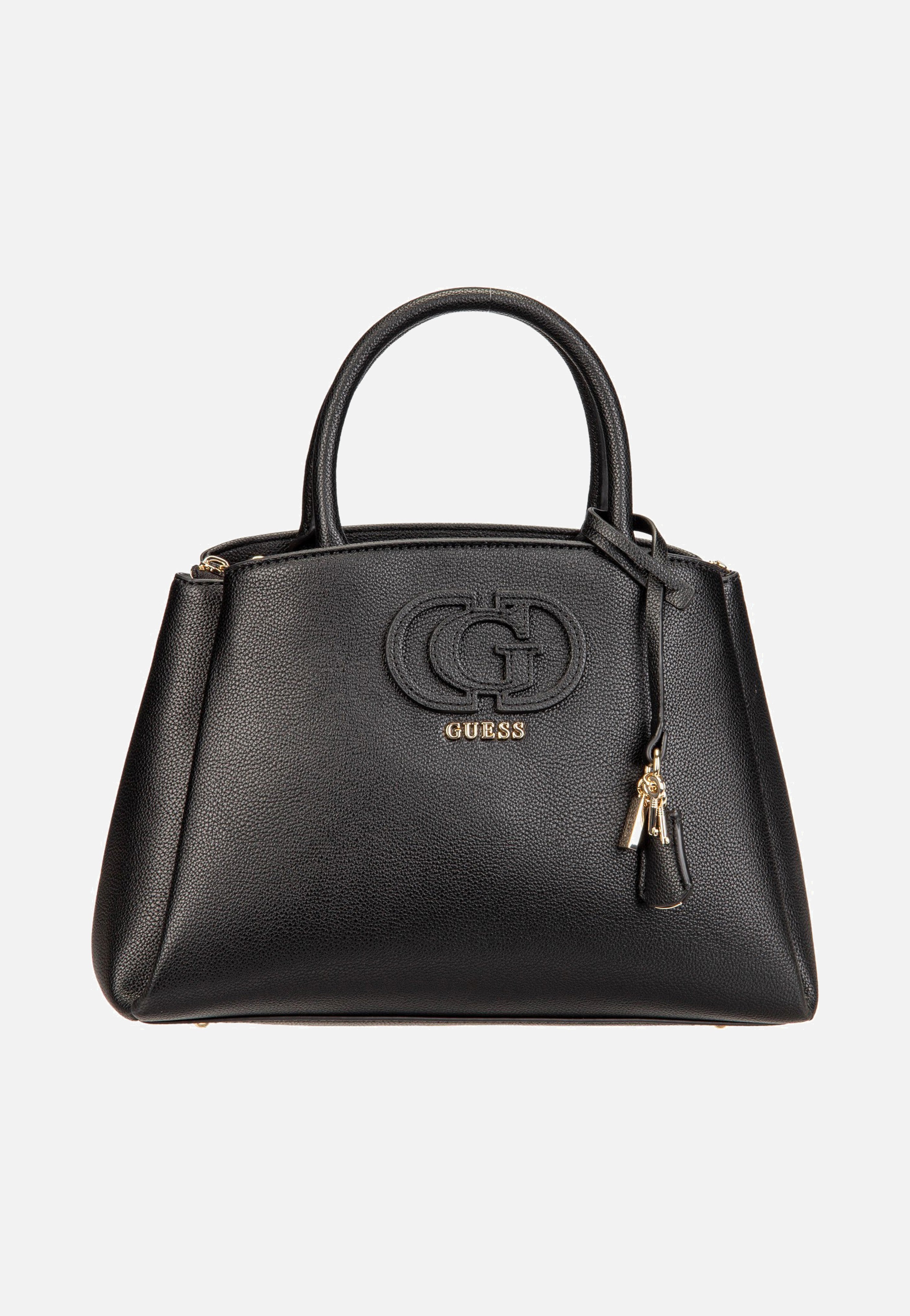 Guess Isola 3 Comp Satchel Black Satchel