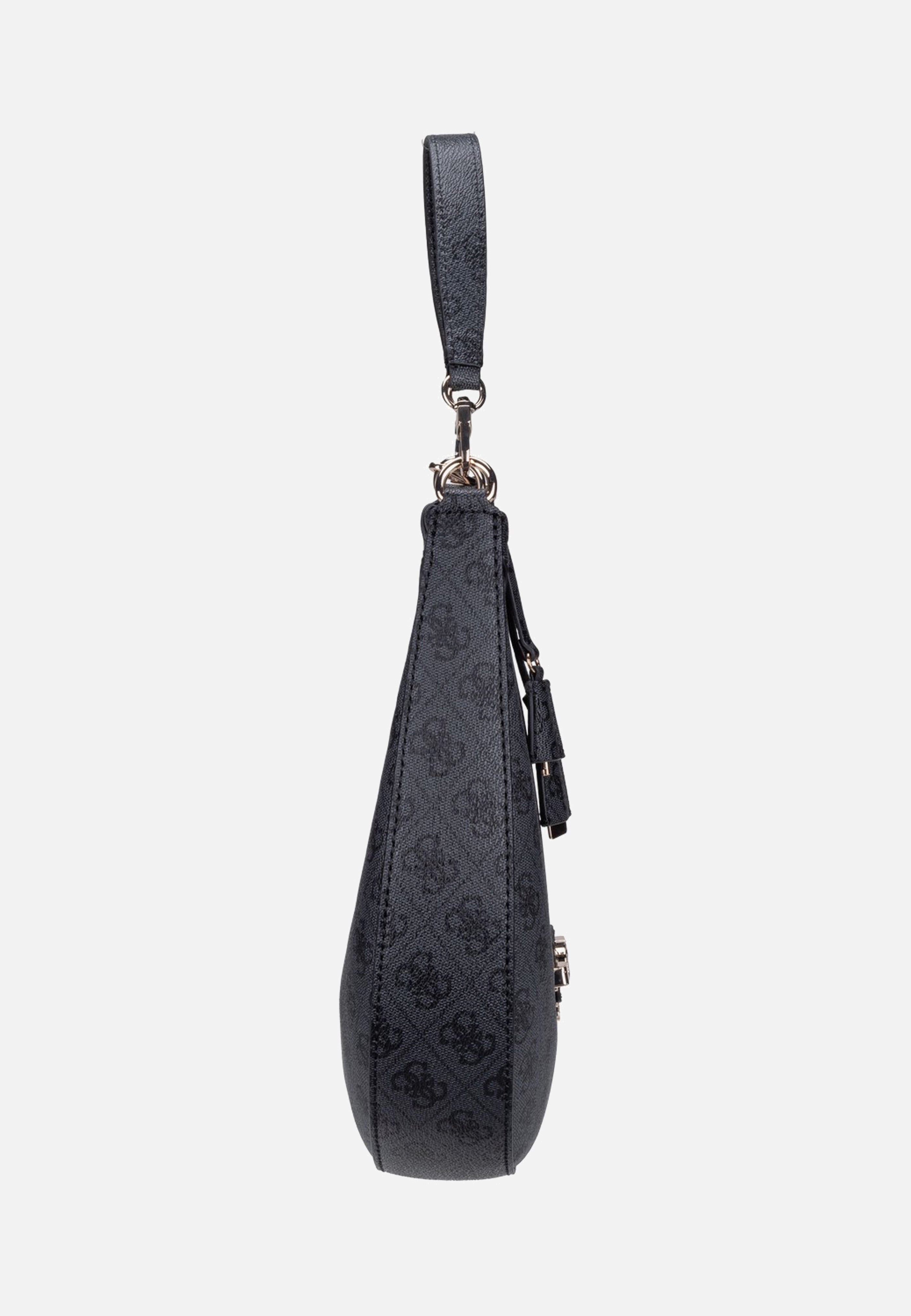 Guess Lindsey 49010 Coal Logo Hobo Bag