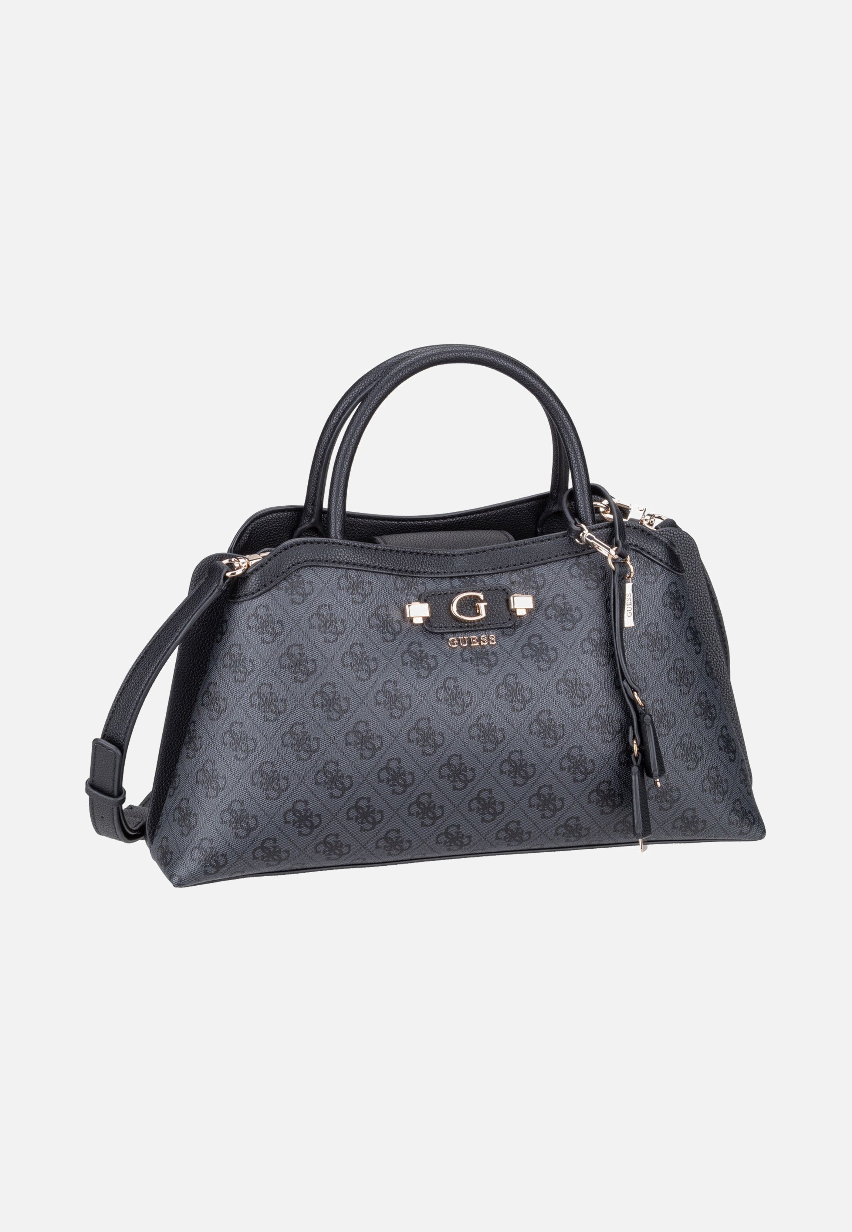 Guess Lindsey Girlfriend 49060 Coal Logo Satchel