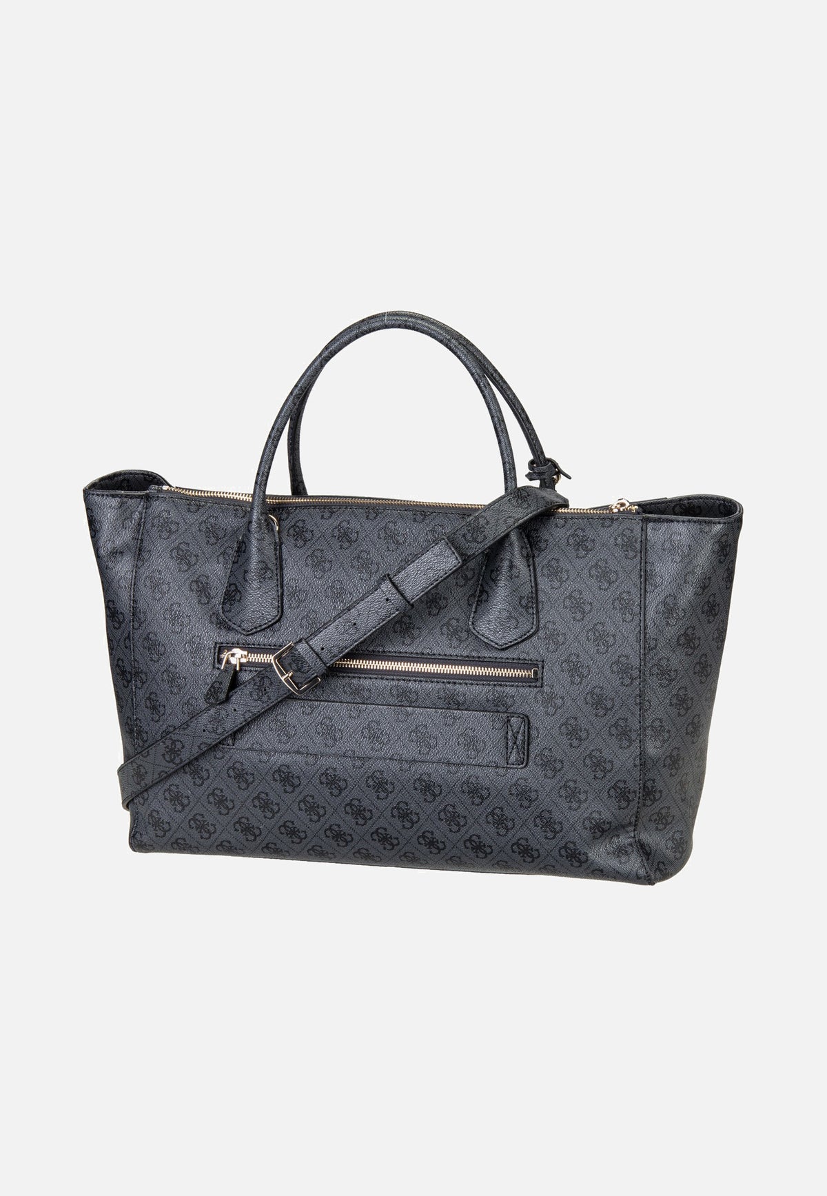 Guess Marissa Logo Tech 82240 Coal Logo Tote Bag