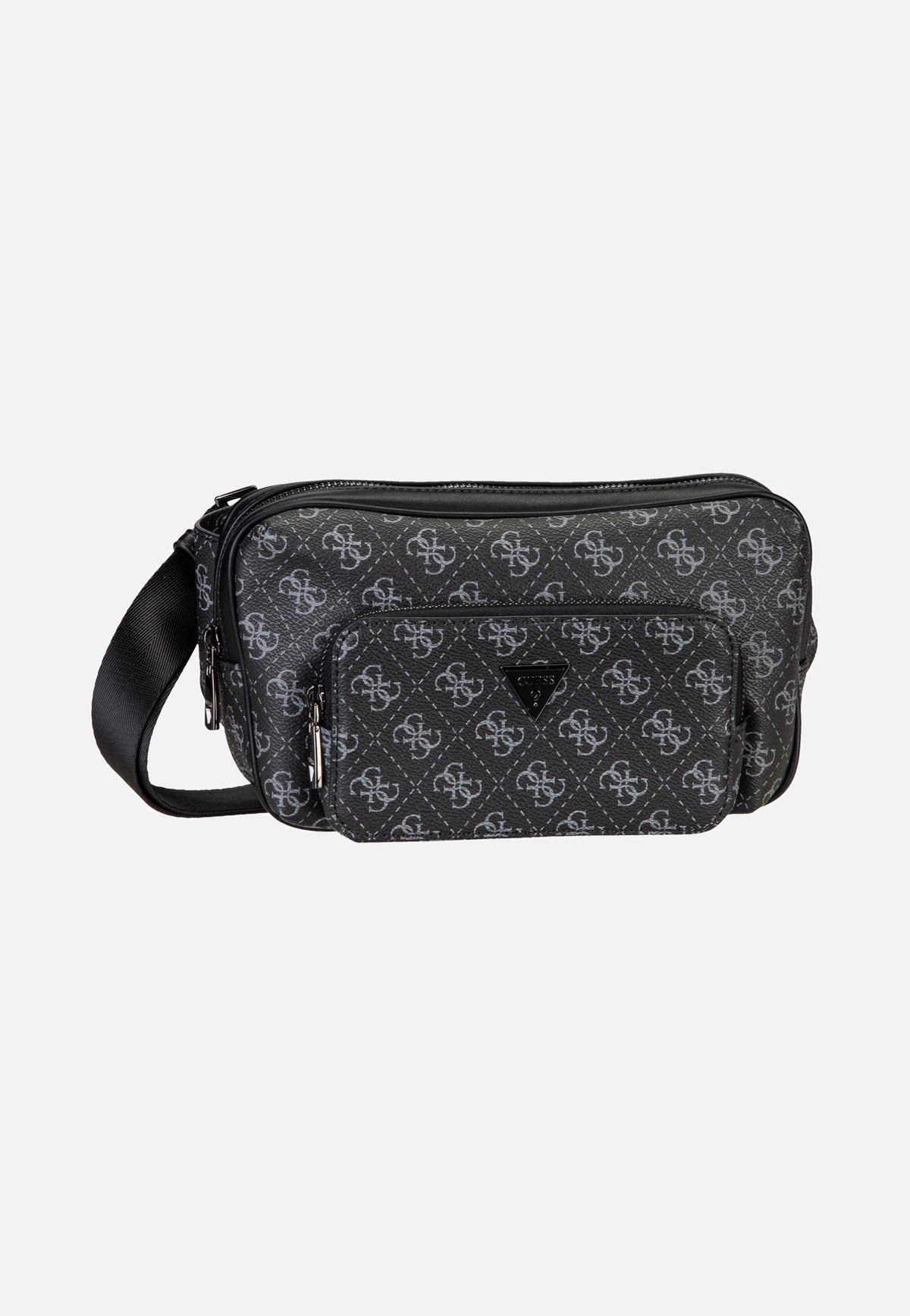 Guess Milano Bumbag M Dark Black Bauchtasche