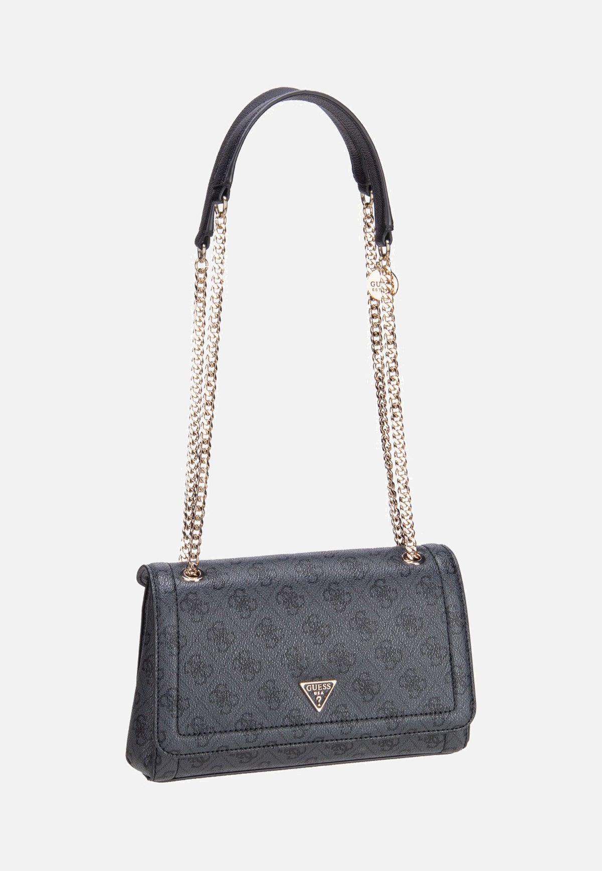 Guess Noelle II Conv XBody Flap 72210 Coal Logo Schultertasche