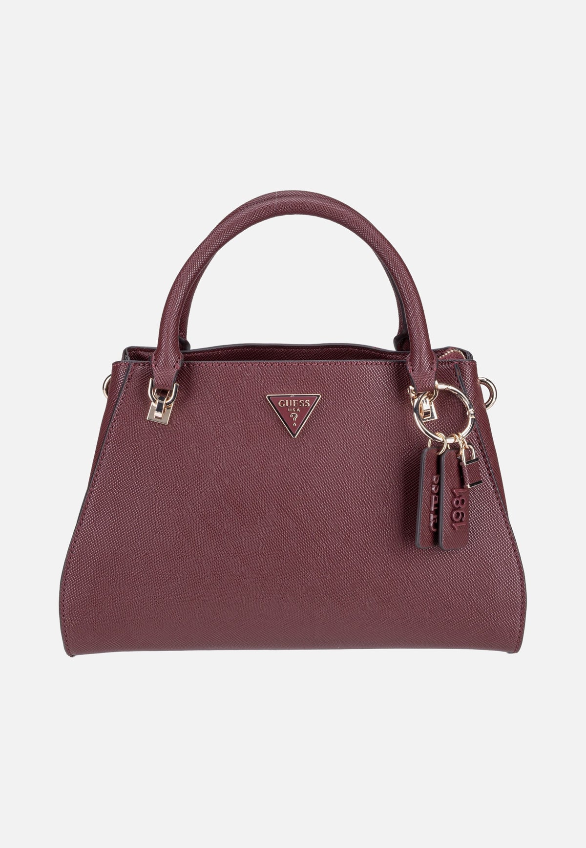 Guess Noelle II Luxury Saffiano 72070 Burgundy Henkeltasche