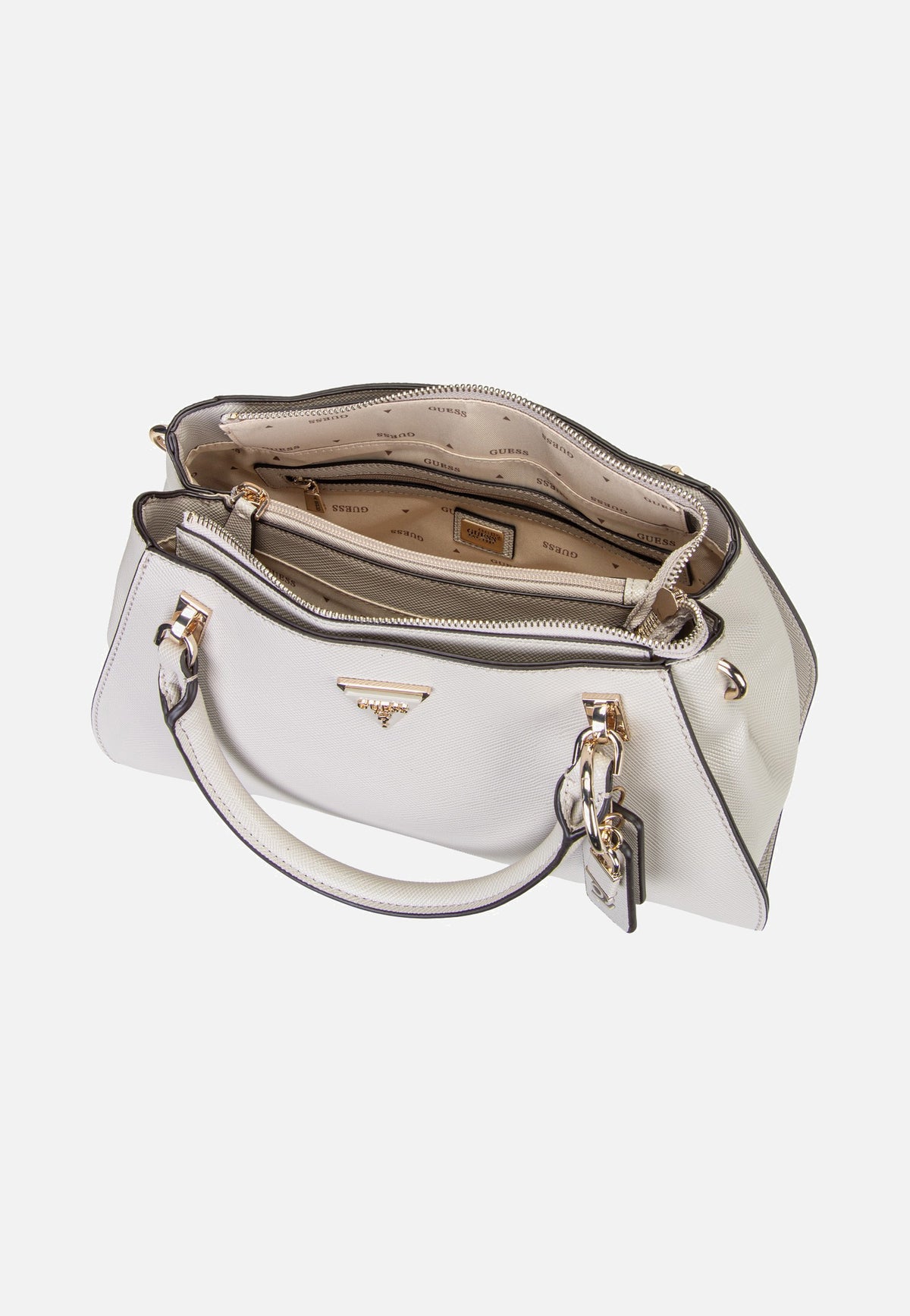 Guess Noelle II Luxury Saffiano 72070 Taupe Henkeltasche