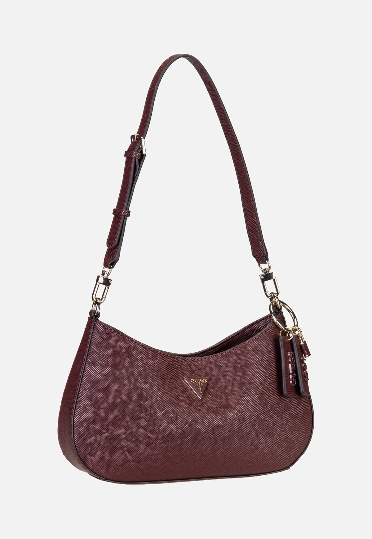 Guess Noelle II Top Zip Saffiano 72180 Burgundy Abendtasche
