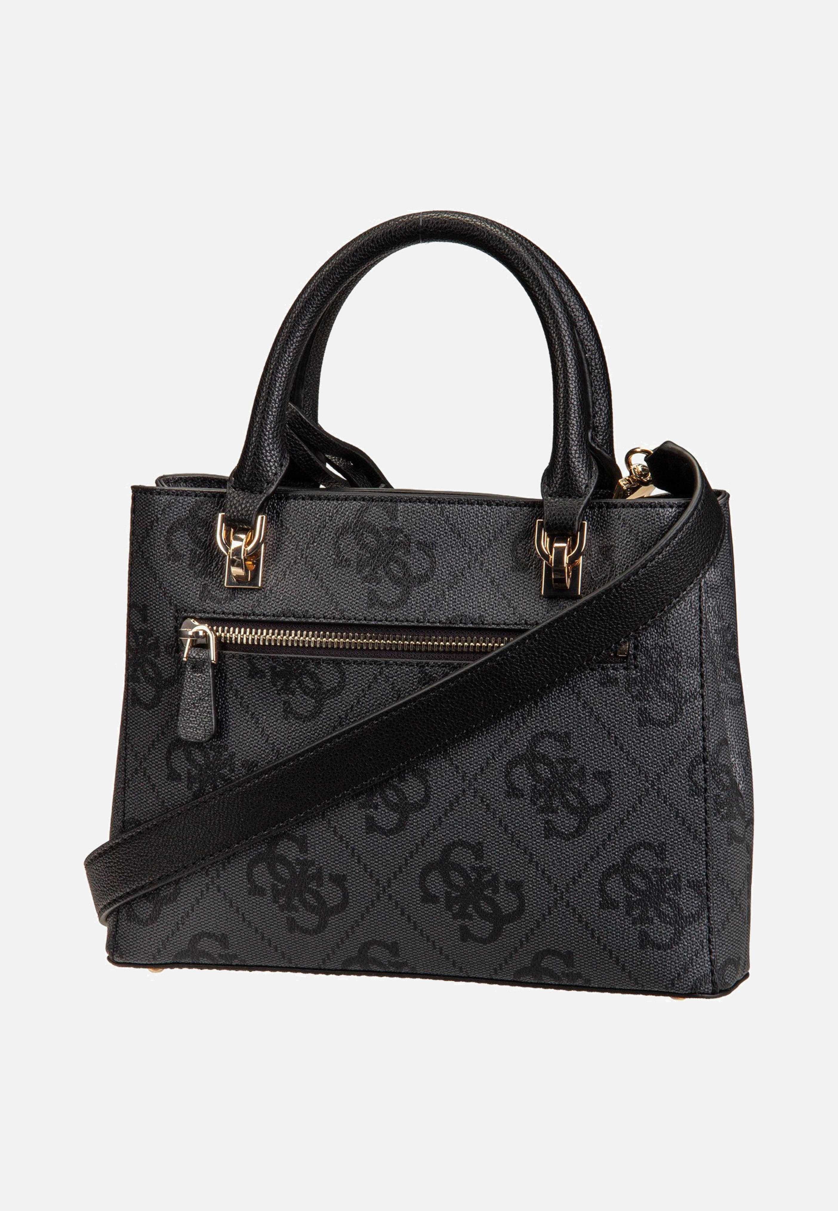 Guess Noelle II Sml Multi Comp Coal Logo Satchel