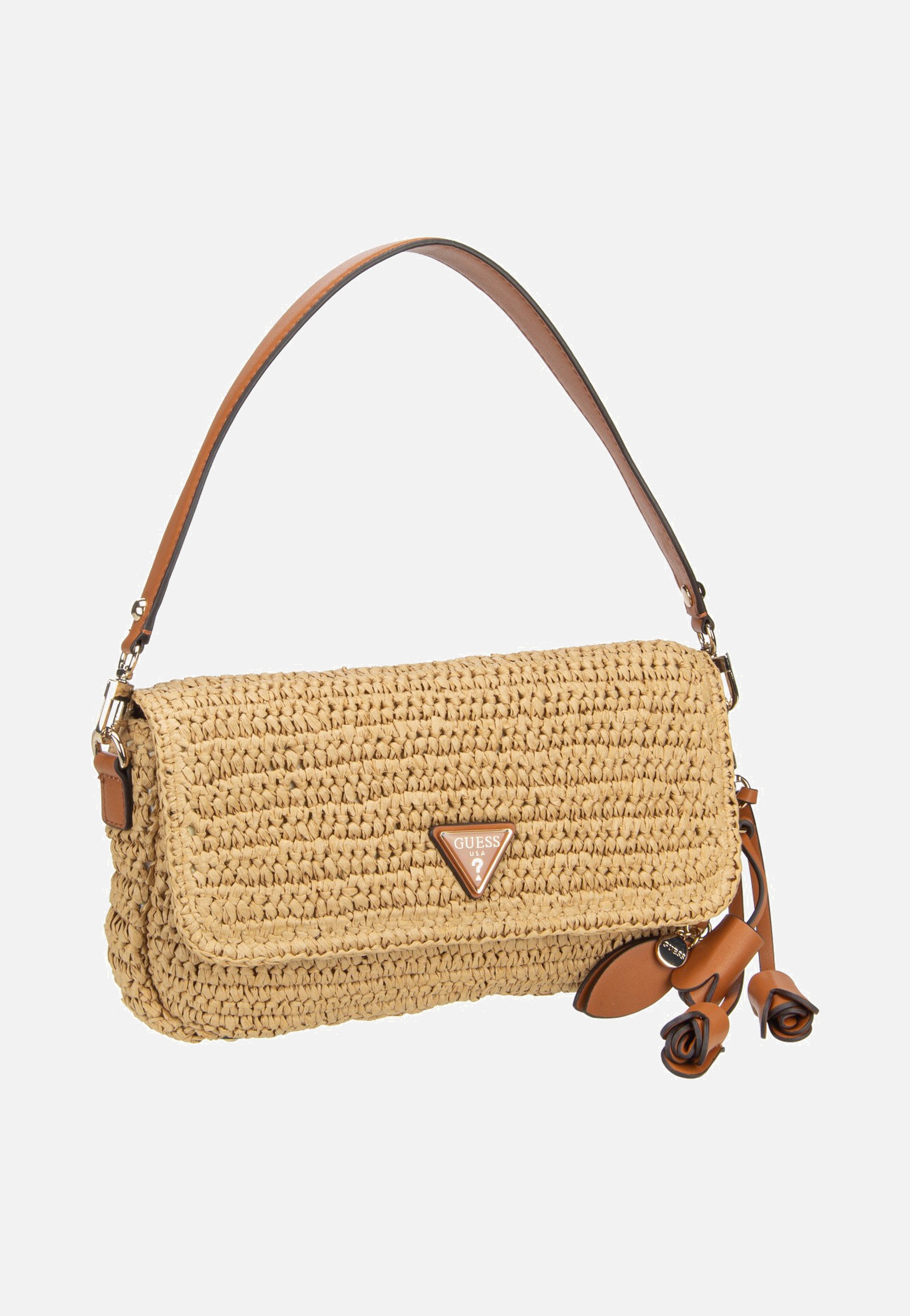 Guess Ofelia Flap Shoulder 23190 Natural/Cognac Schultertasche