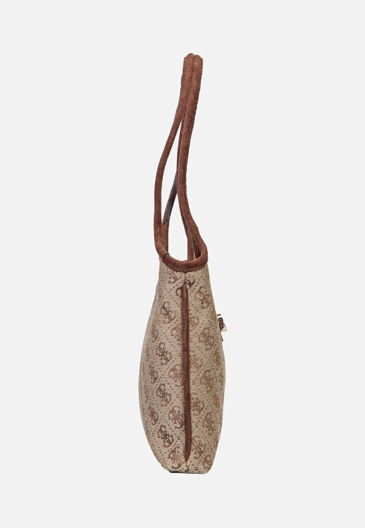 Guess Samantha Mini 13750 Latte Logo/Brown Schultertasche