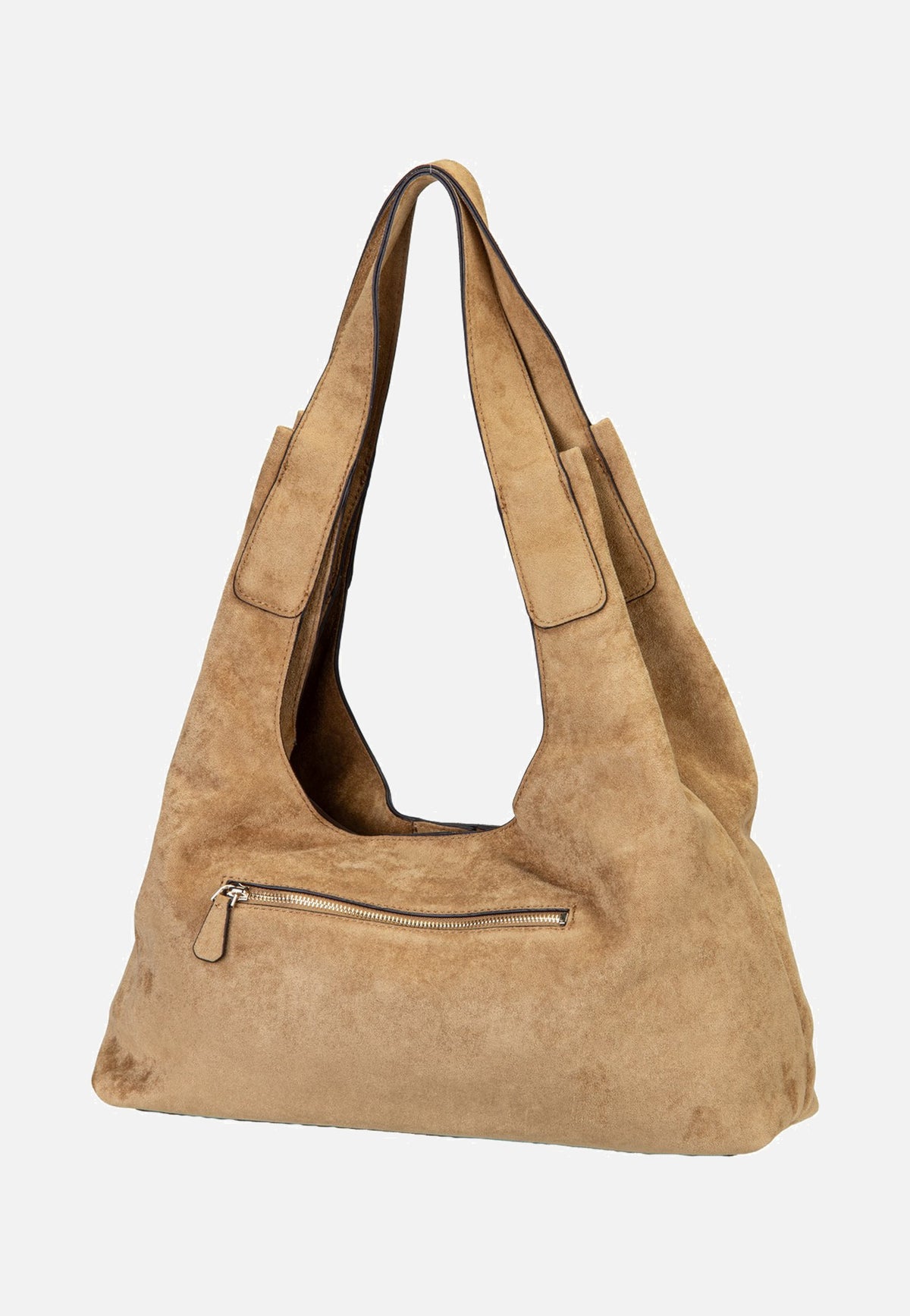 Guess Sunset Suede 14020 Tan Hobo Bag