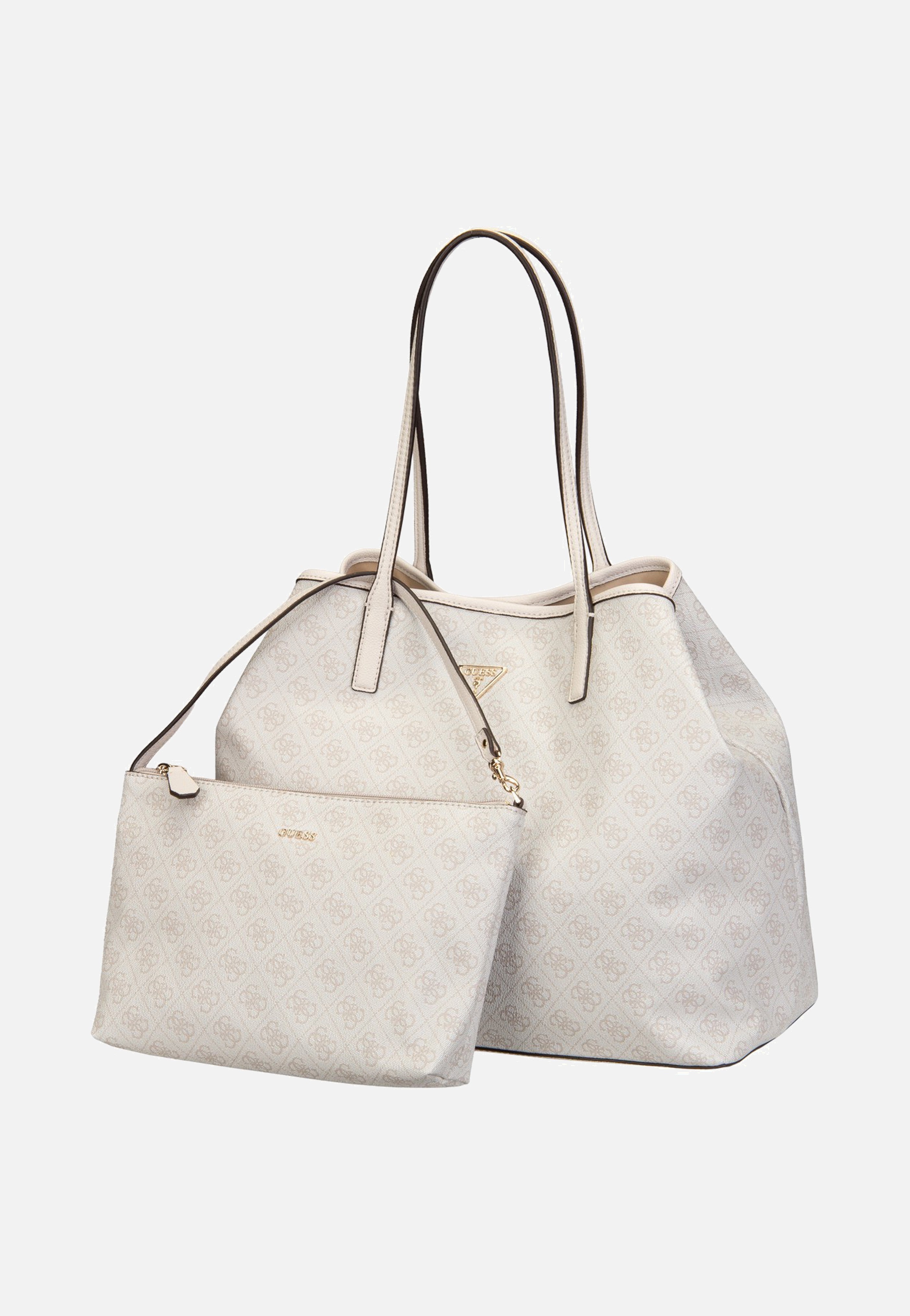Guess Victtoria Large 2 In 1 51429 Bone Logo Shopper