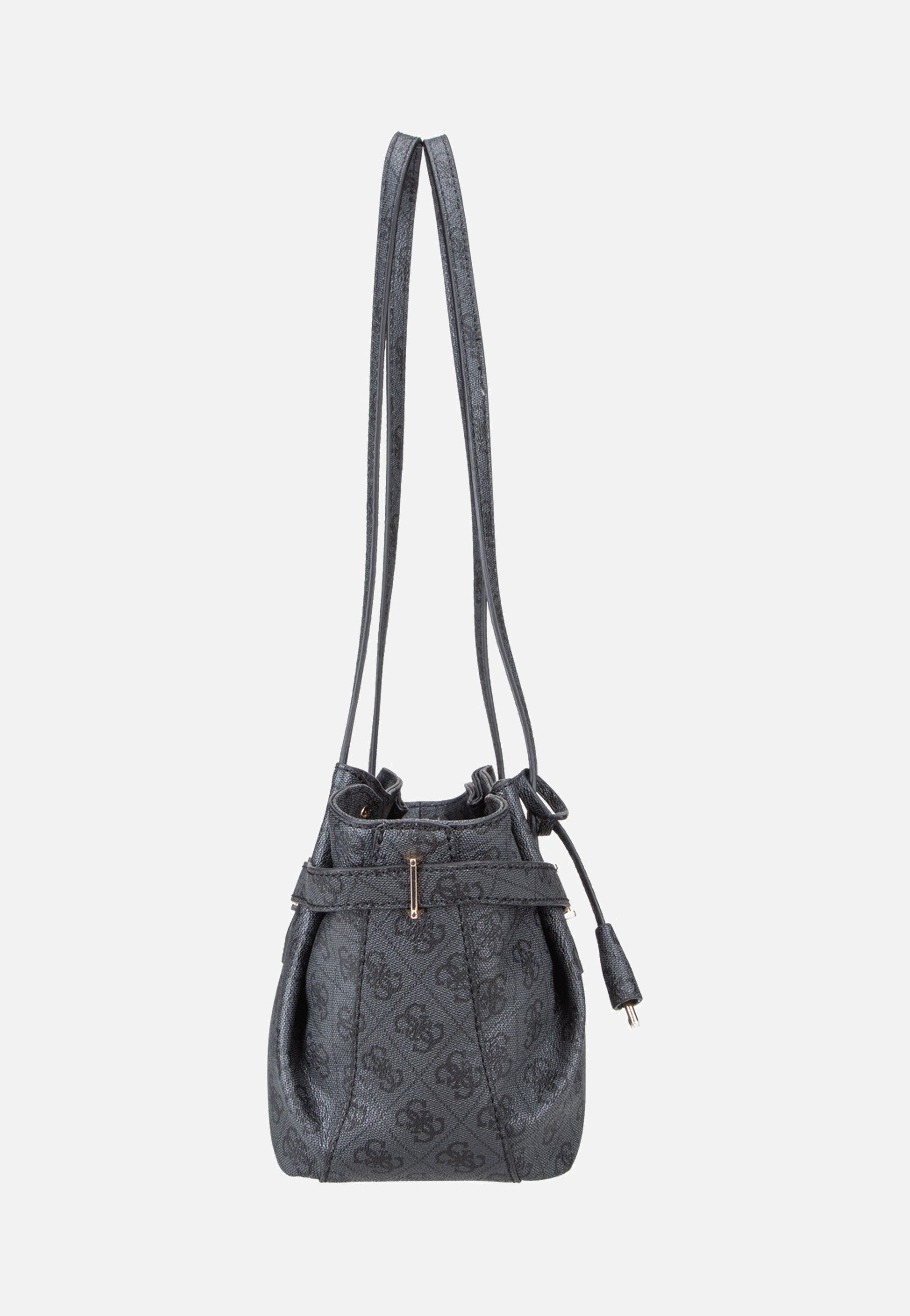 Guess Yesba Girlfriend Shoulder Coal Logo Satchel