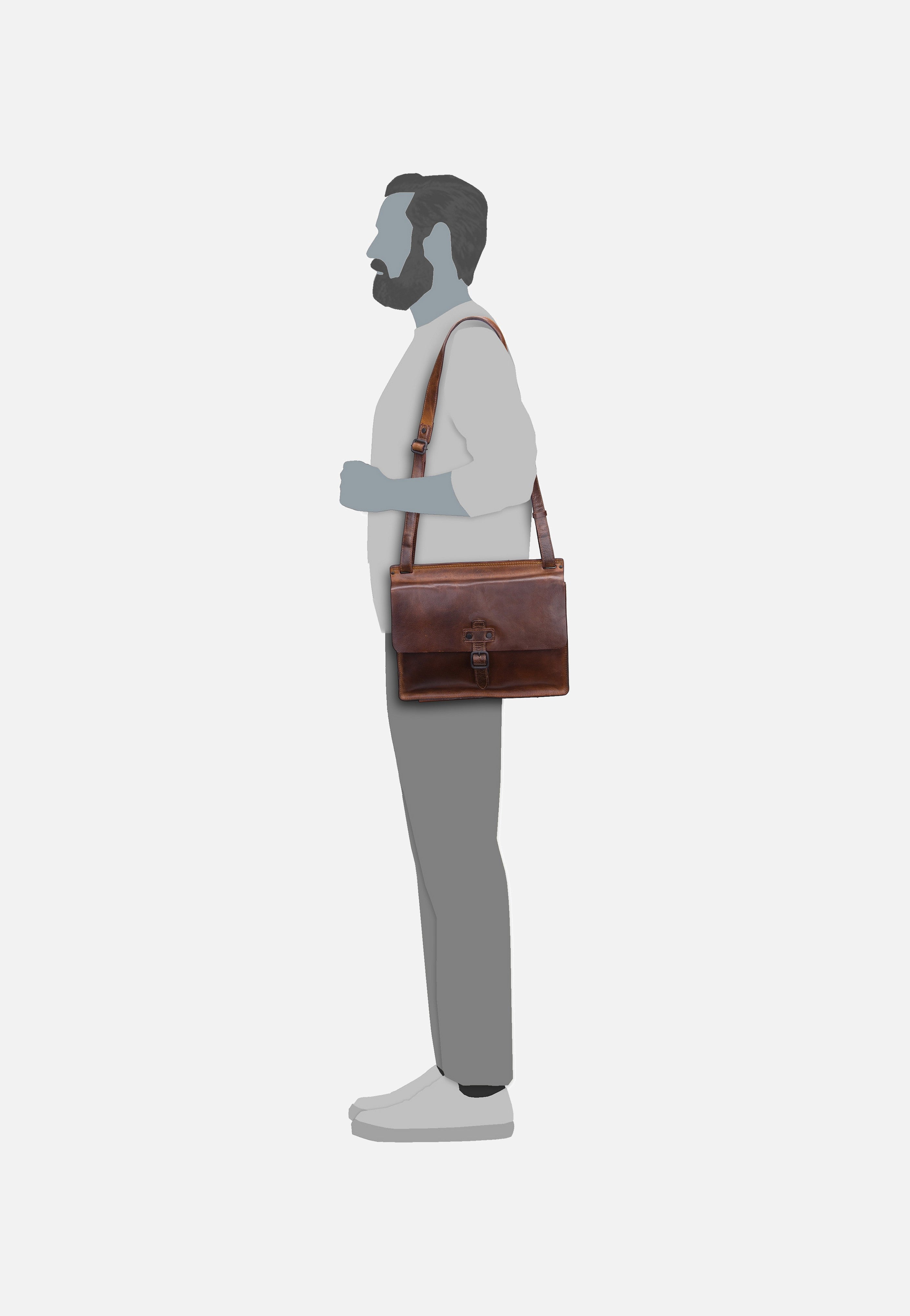 Harold's Aberdeen 2908 S Braun Messenger Bag