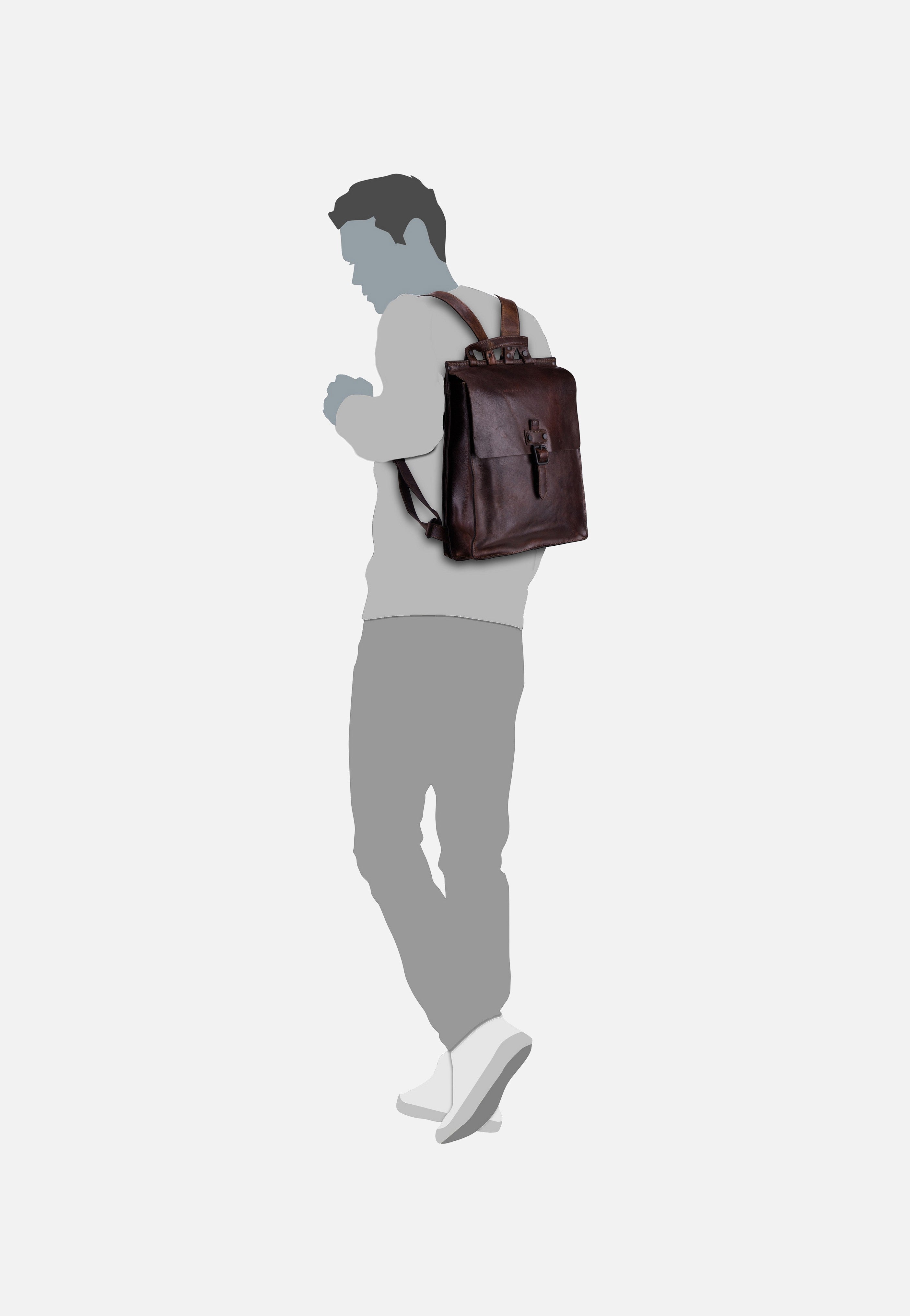 Harold's Aberdeen 2911 Braun Rucksack