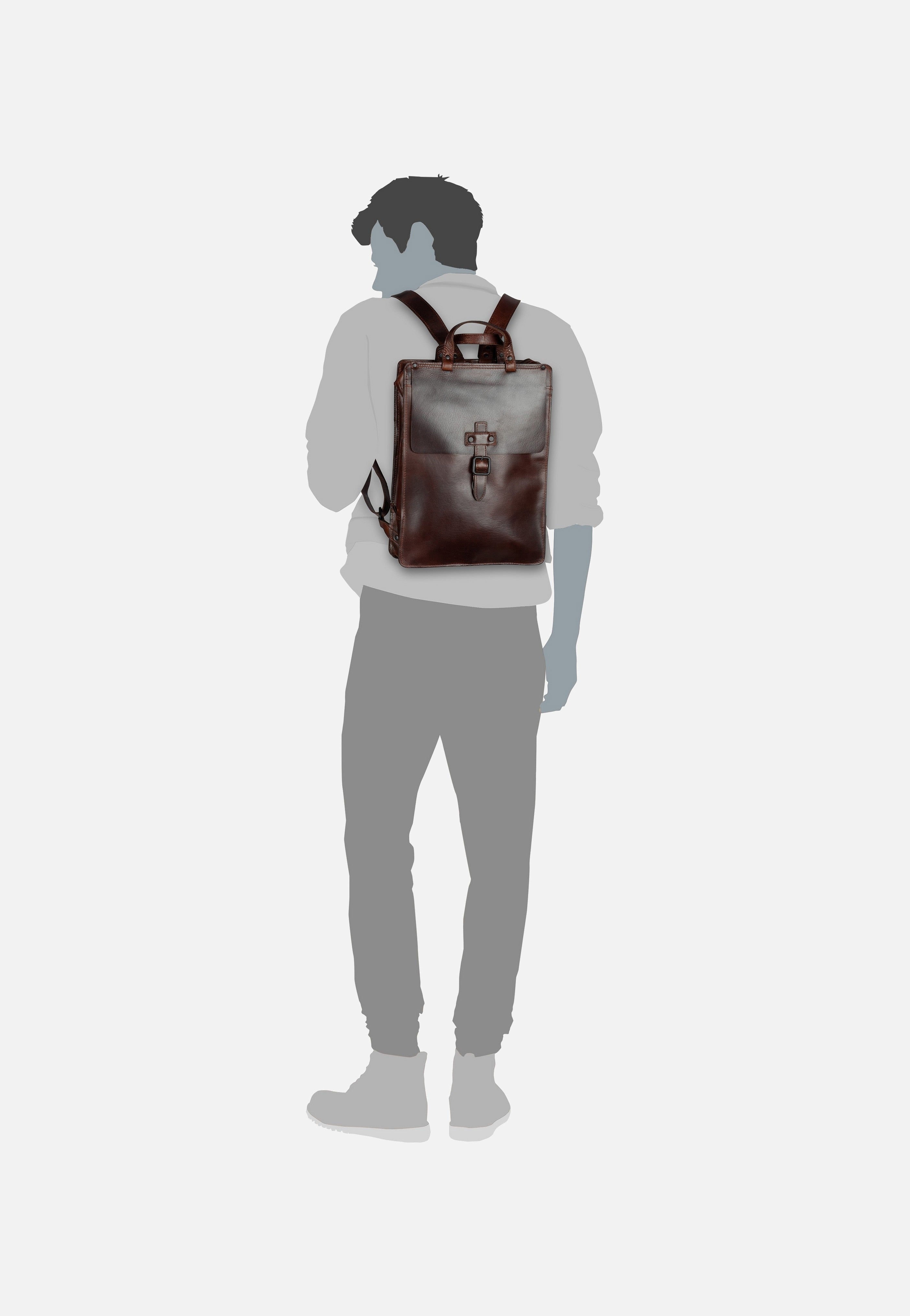 Harold's Aberdeen XL Braun Rucksack