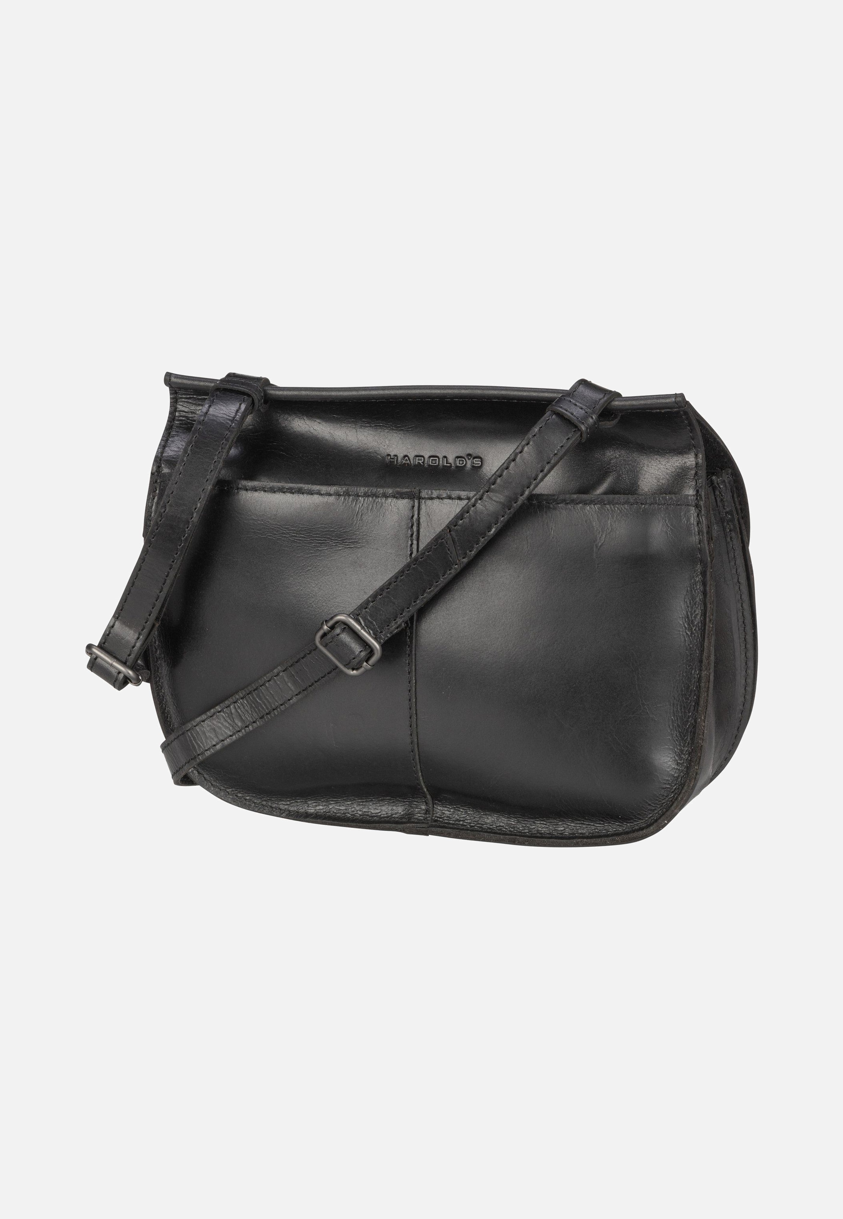 Harold's Aberdeen S Schwarz Saddle Bag